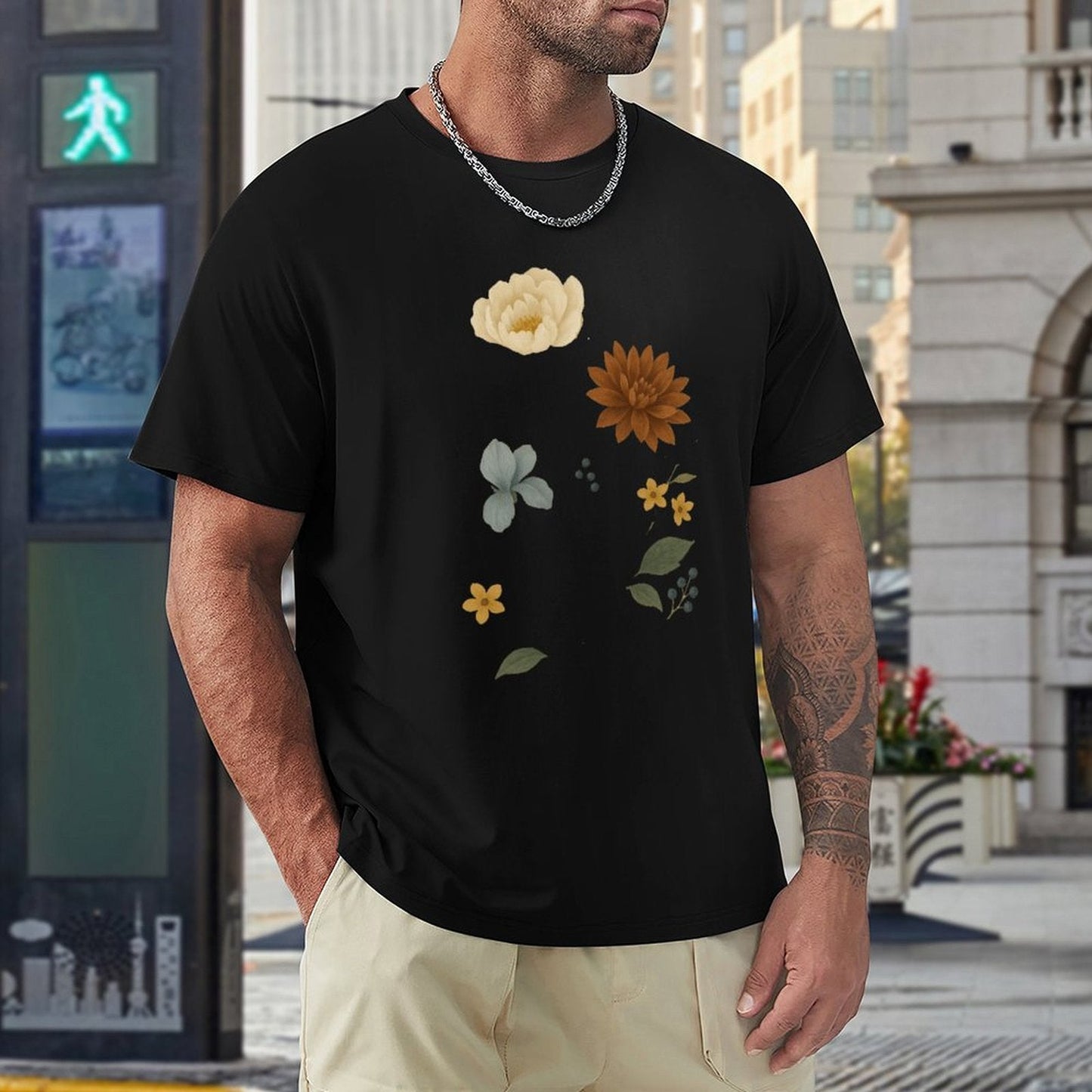 ,Men's Cotton Short - sleeved T-shirt, Breathable Loose - fitting Casual Summer Top, Suitable for Outdoor Activities and Daily Comfortable Wear,Men's T-shirt100%cottonz9ogxedk7w3c - TrendyLookz
