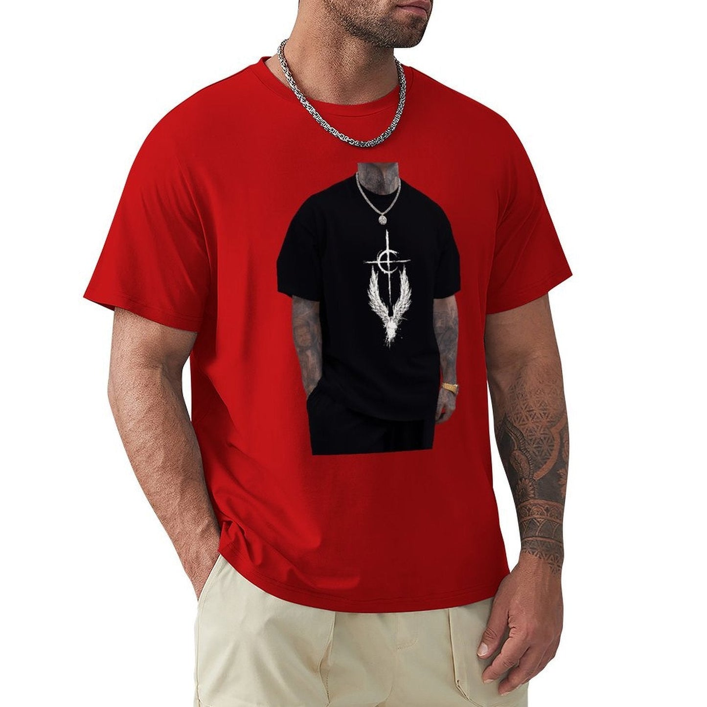 ,Men's Cotton Short - sleeved T-shirt, Breathable Loose - fitting Casual Summer Top, Suitable for Outdoor Activities and Daily Comfortable Wear,Men's T-shirt100%cottonz9ogxerqre4u - TrendyLookz