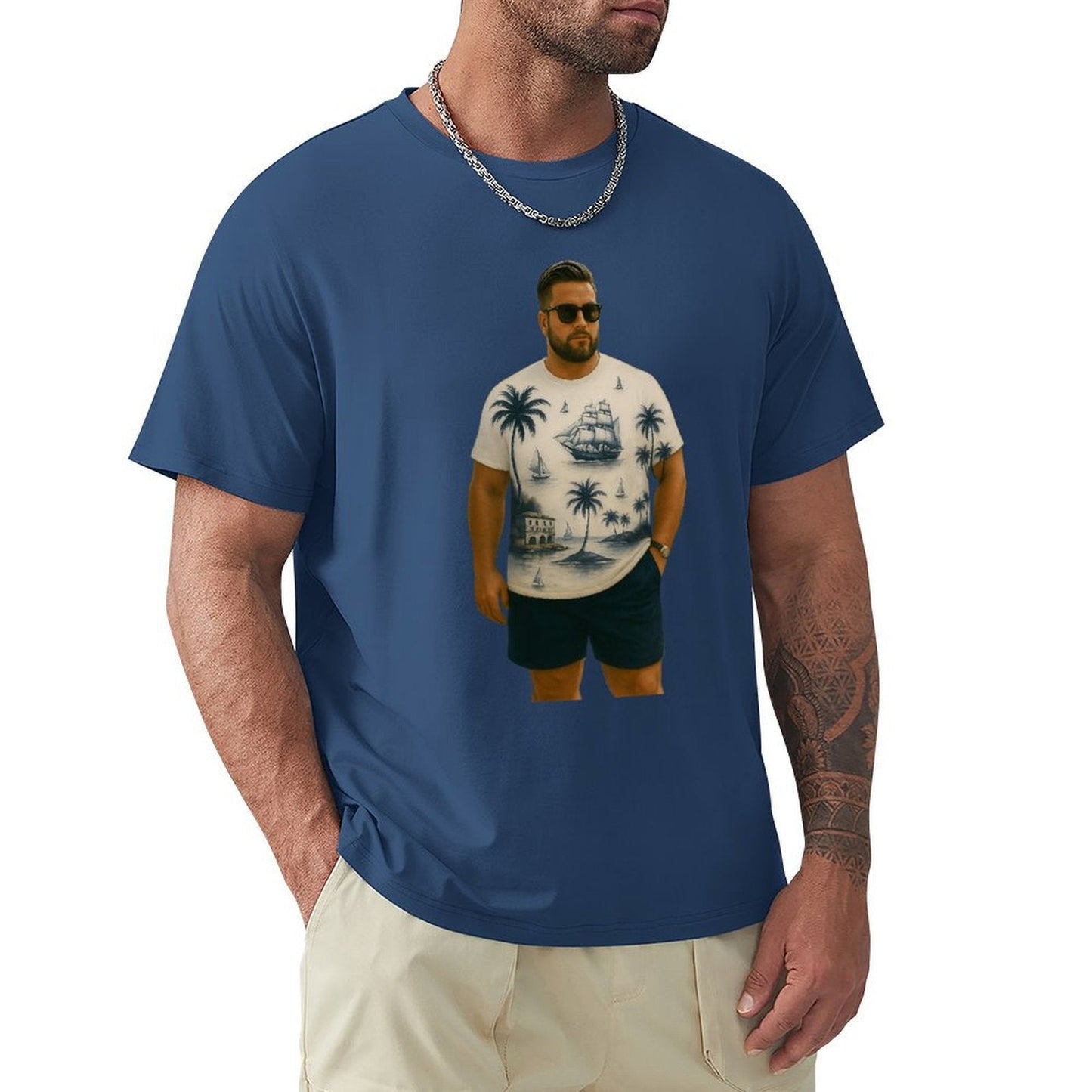 ,Men's Cotton Short - sleeved T-shirt, Breathable Loose - fitting Casual Summer Top, Suitable for Outdoor Activities and Daily Comfortable Wear,Men's T-shirt100%cottonz9ogjy9pdhtm - TrendyLookz