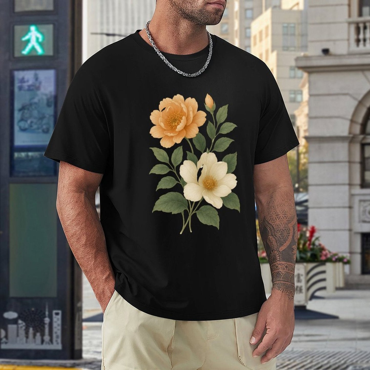 ,Men's Cotton Short - sleeved T-shirt, Breathable Loose - fitting Casual Summer Top, Suitable for Outdoor Activities and Daily Comfortable Wear,Men's T-shirt100%cottonz9ogju8njoye - TrendyLookz