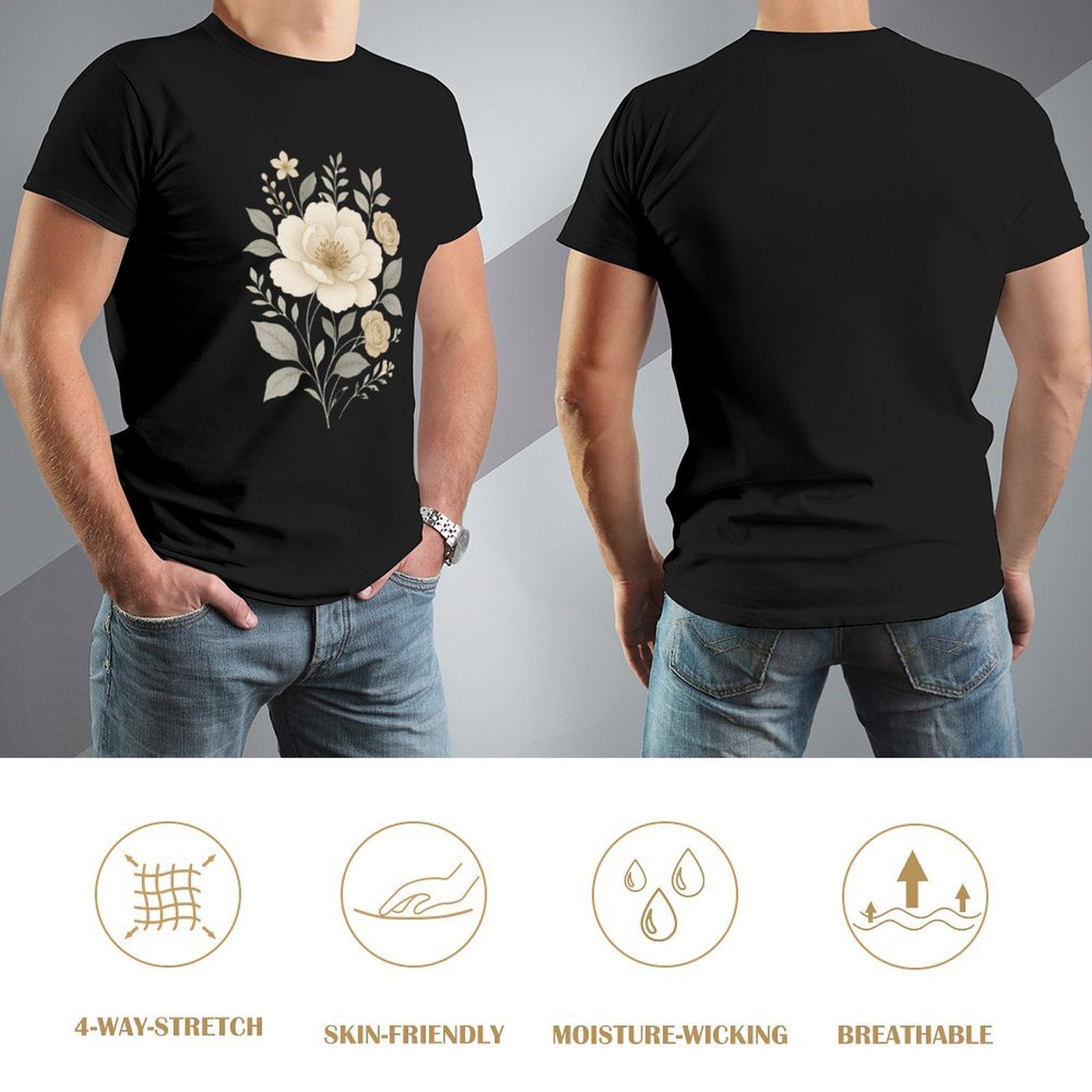 ,Men's Cotton Short - sleeved T-shirt, Breathable Loose - fitting Casual Summer Top, Suitable for Outdoor Activities and Daily Comfortable Wear,Men's T-shirt100%cottonz9ogpbkfv91x - TrendyLookz