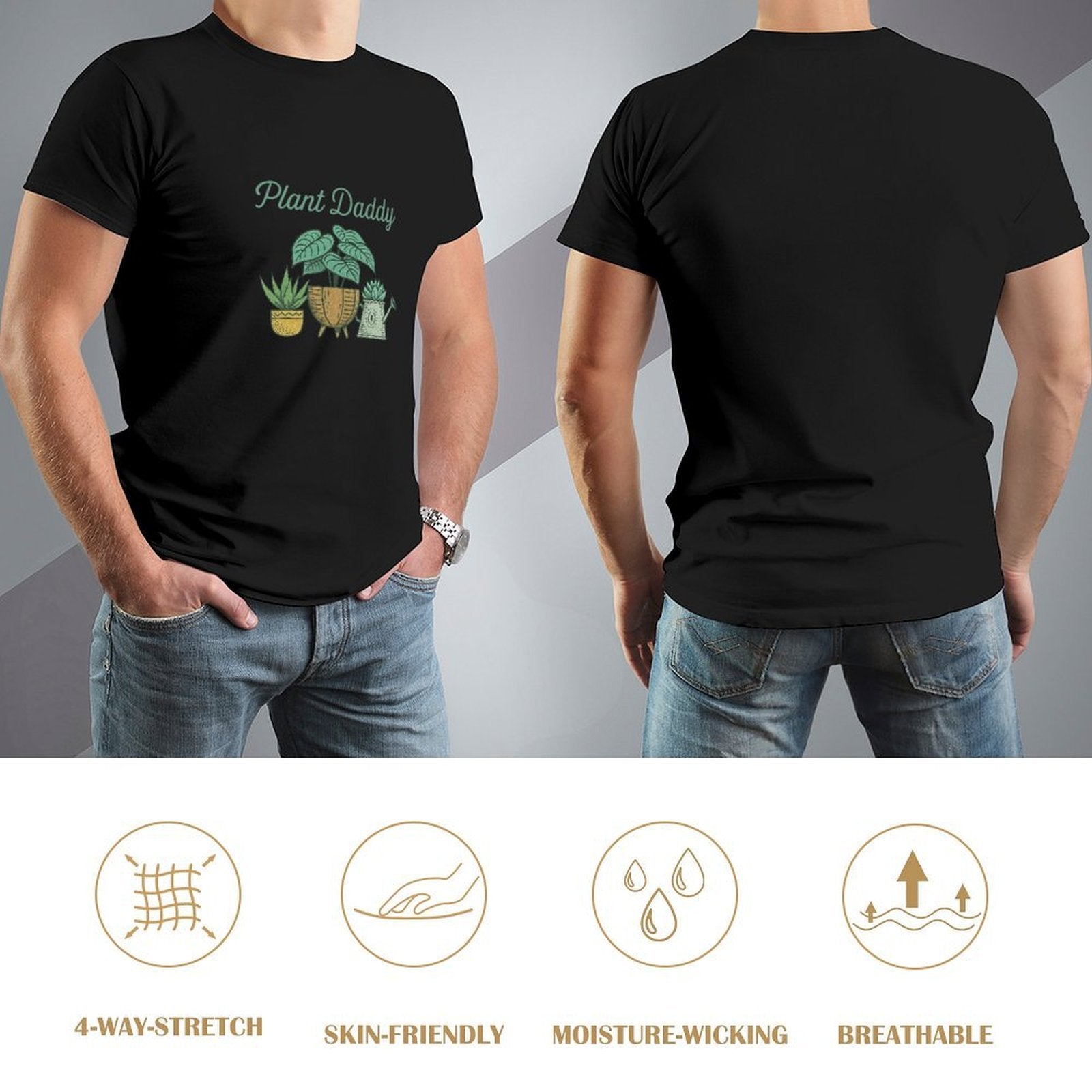 ,Men's Cotton Short - sleeved T-shirt, Breathable Loose - fitting Casual Summer Top, Suitable for Outdoor Activities and Daily Comfortable Wear,Men's T-shirt100%cottonz9ogjvmgkb8e - TrendyLookz