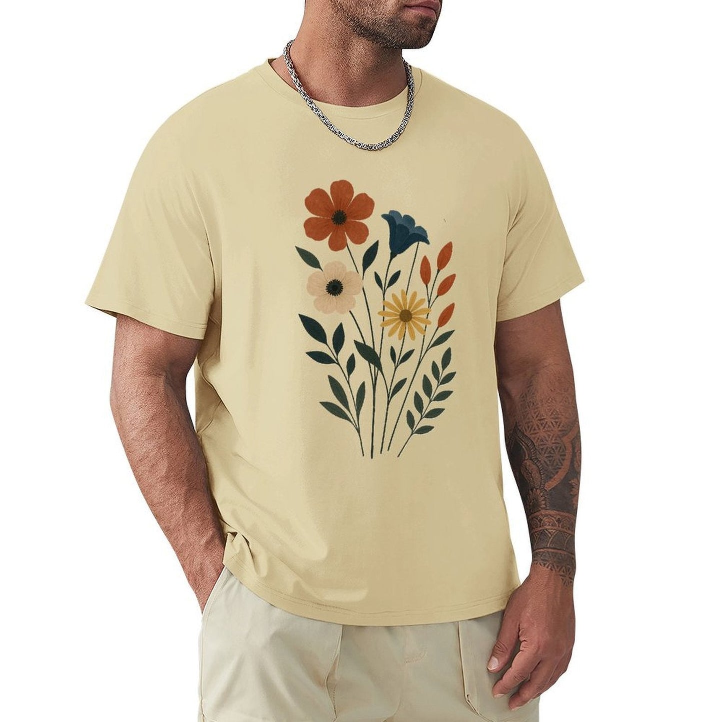 ,Men's Cotton Short - sleeved T-shirt, Breathable Loose - fitting Casual Summer Top, Suitable for Outdoor Activities and Daily Comfortable Wear,Men's T-shirt100%cottonz9ogxex4xuxg - TrendyLookz