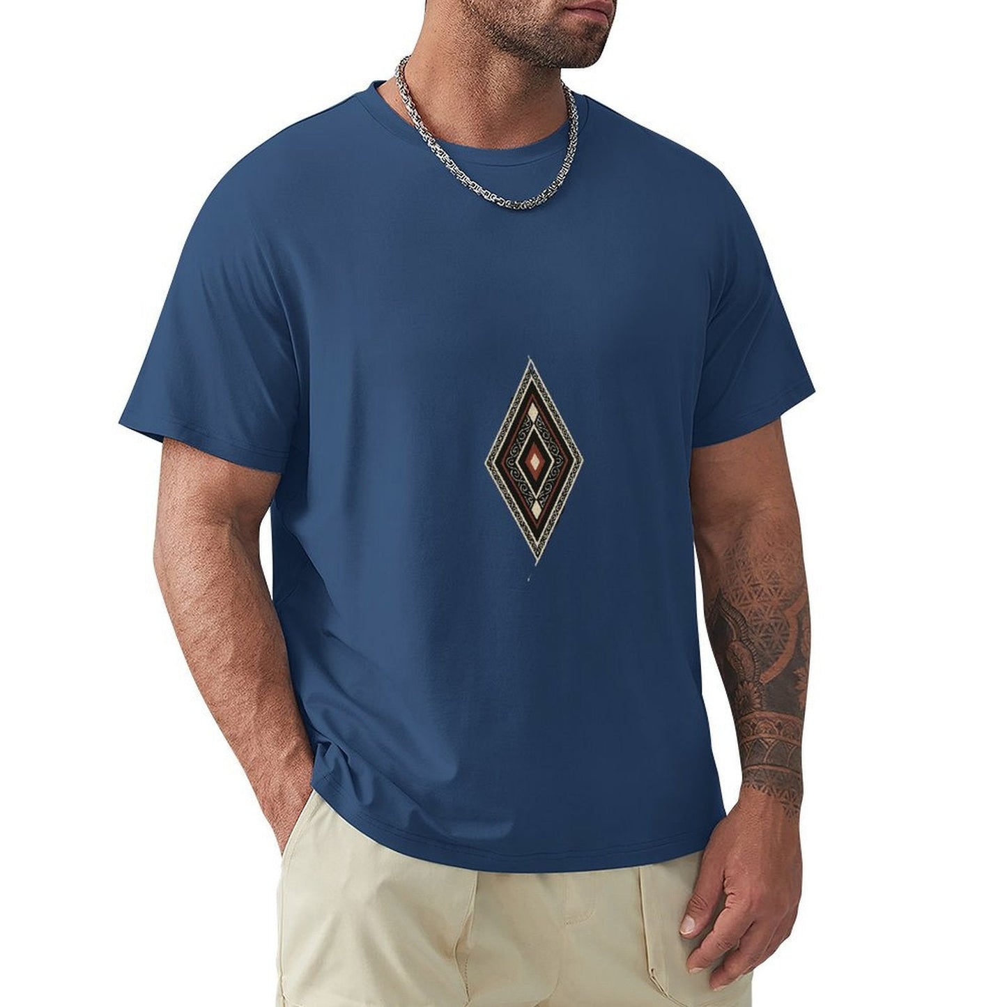 ,Men's Cotton Short - sleeved T-shirt, Breathable Loose - fitting Casual Summer Top, Suitable for Outdoor Activities and Daily Comfortable Wear,Men's T-shirt100%cottonz9og5lor0ql6 - TrendyLookz