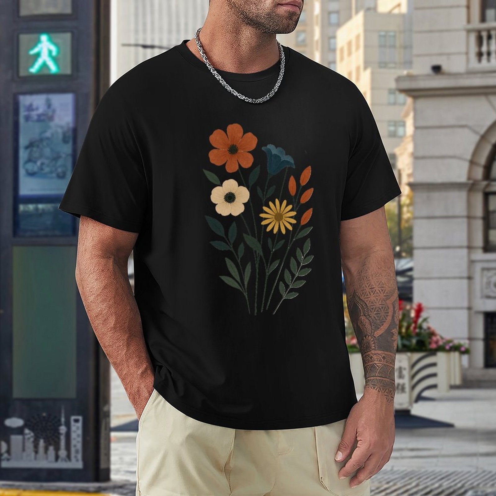 ,Men's Cotton Short - sleeved T-shirt, Breathable Loose - fitting Casual Summer Top, Suitable for Outdoor Activities and Daily Comfortable Wear,Men's T-shirt100%cottonz9ogxex4xuxg - TrendyLookz
