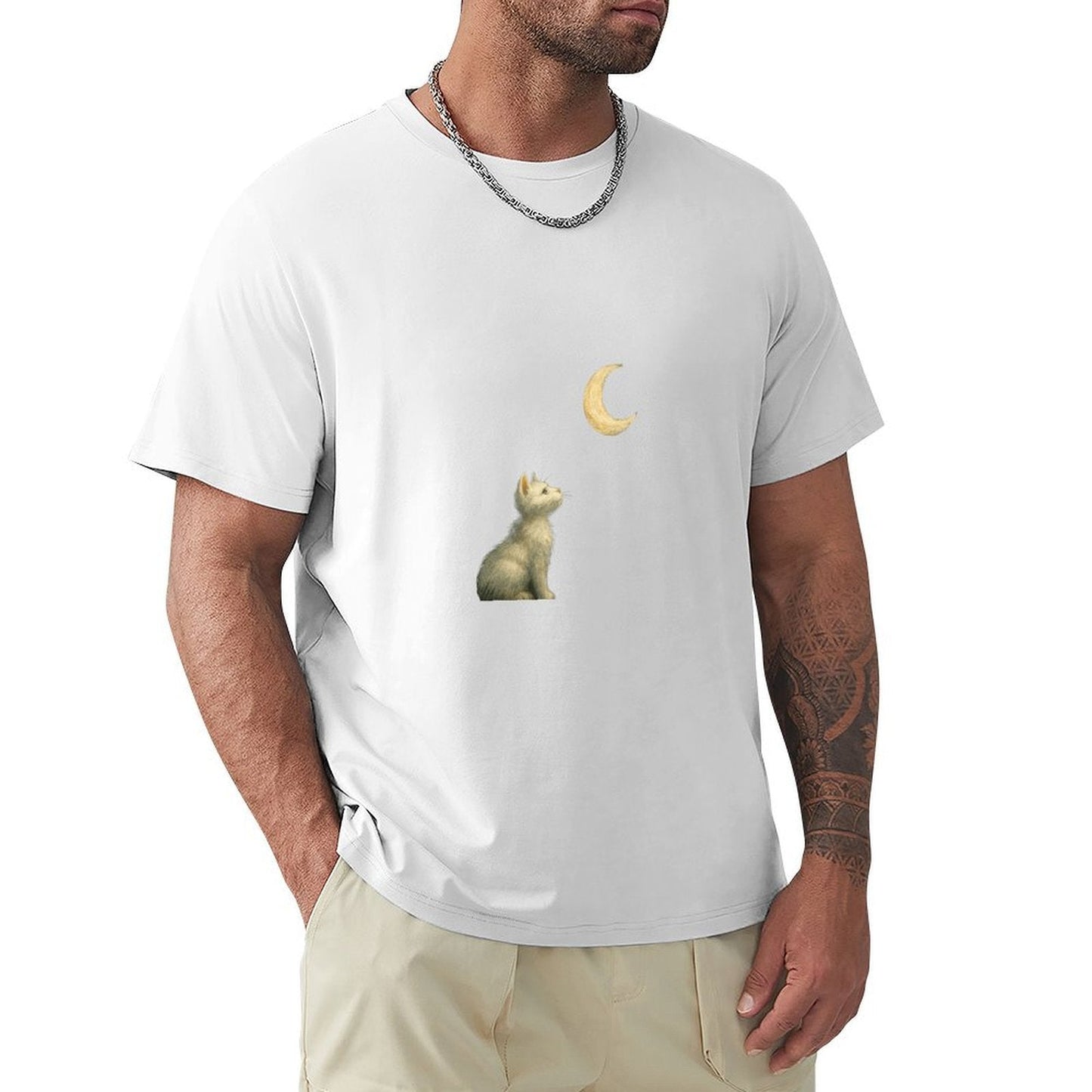 ,Men's Cotton Short - sleeved T-shirt, Breathable Loose - fitting Casual Summer Top, Suitable for Outdoor Activities and Daily Comfortable Wear,Men's T-shirt100%cottonz9ogjukfqfgm - TrendyLookz