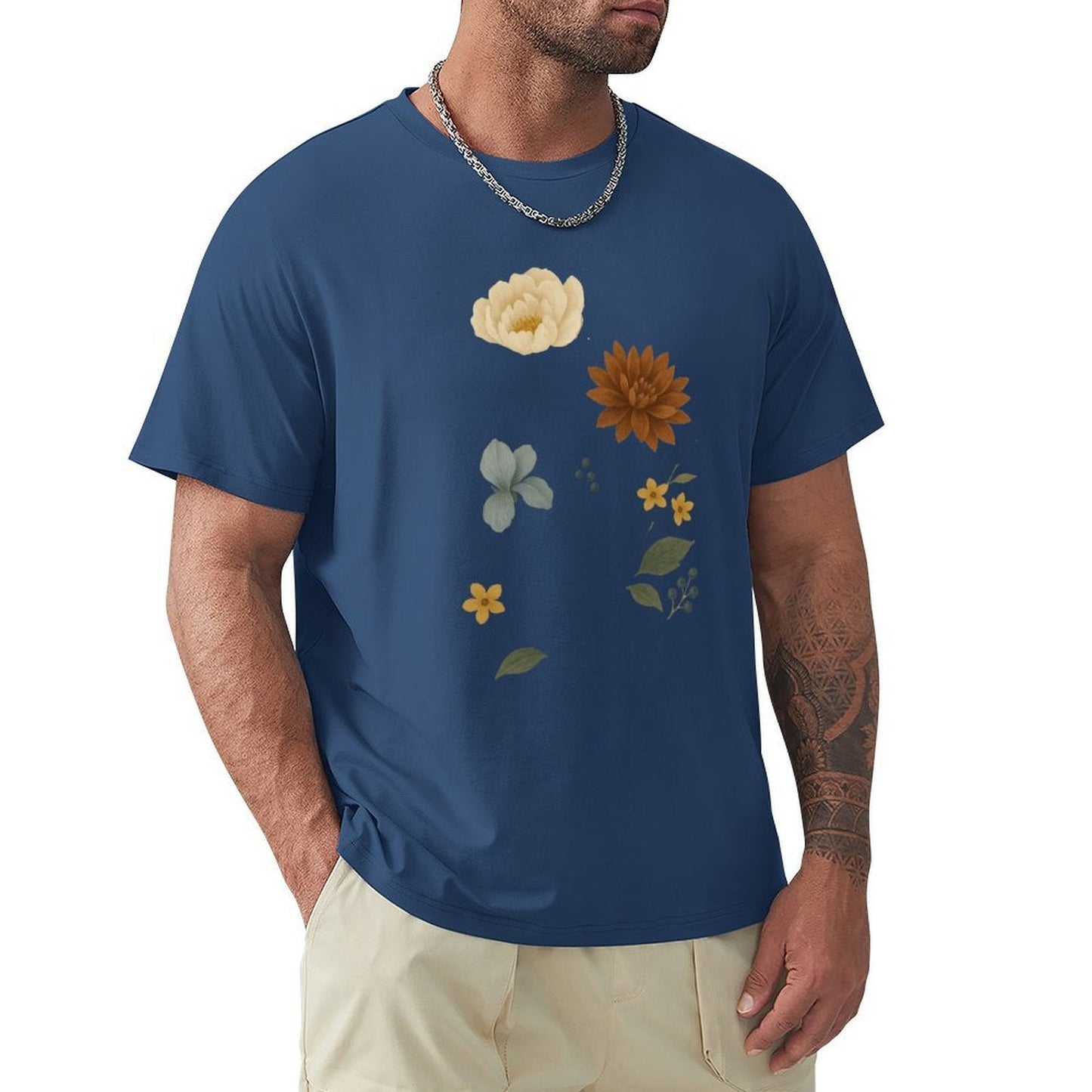 ,Men's Cotton Short - sleeved T-shirt, Breathable Loose - fitting Casual Summer Top, Suitable for Outdoor Activities and Daily Comfortable Wear,Men's T-shirt100%cottonz9ogxedk7w3c - TrendyLookz