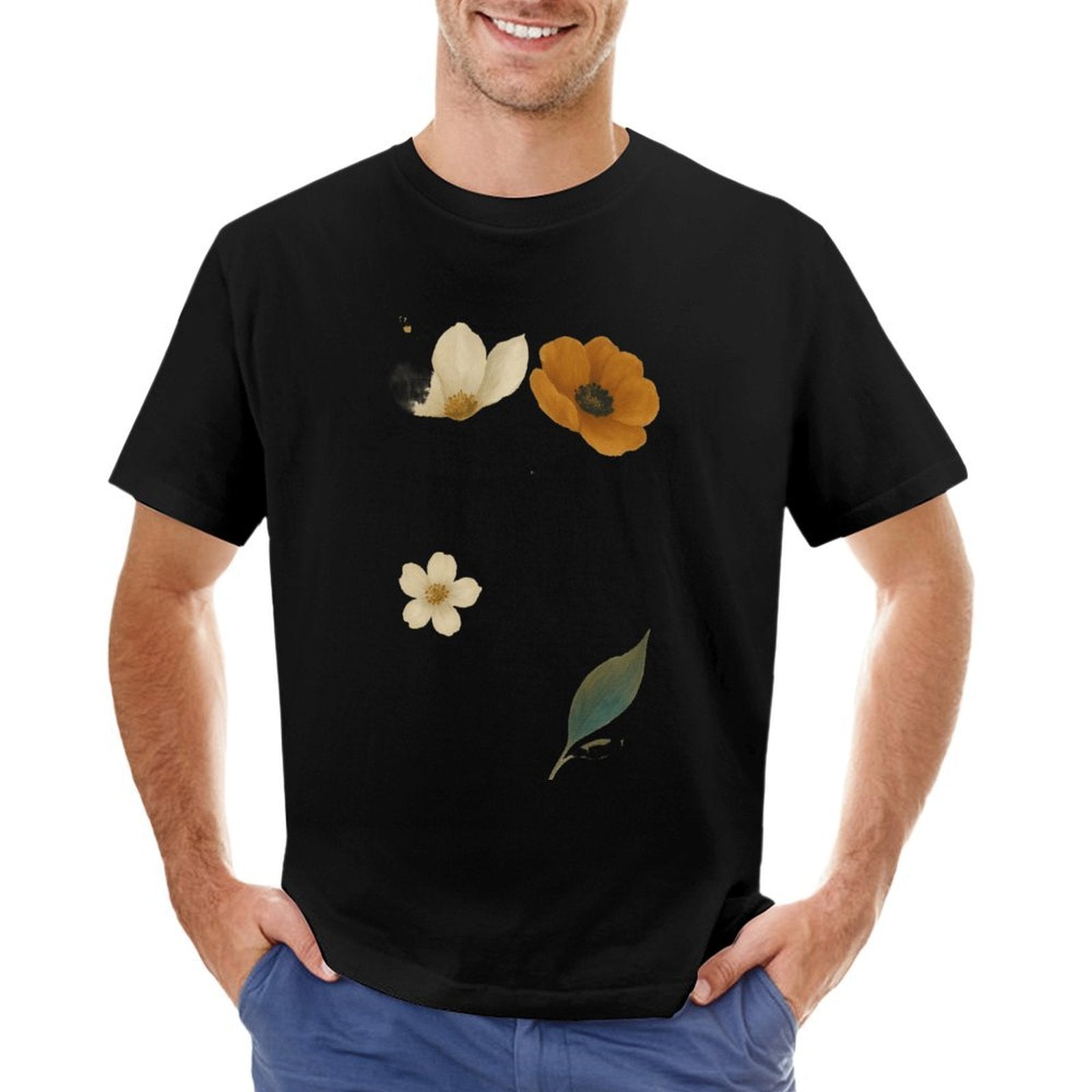 ,Men's Cotton Short - sleeved T-shirt, Breathable Loose - fitting Casual Summer Top, Suitable for Outdoor Activities and Daily Comfortable Wear,Men's T-shirt100%cottonz9og5lldtvpr - TrendyLookz