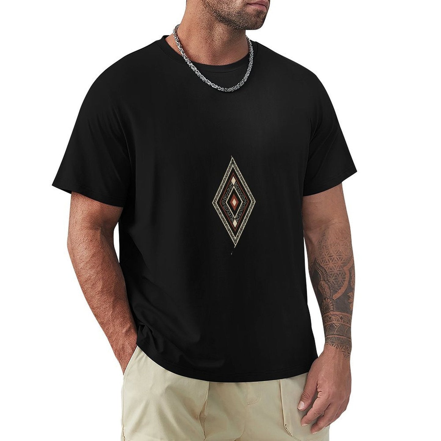 ,Men's Cotton Short - sleeved T-shirt, Breathable Loose - fitting Casual Summer Top, Suitable for Outdoor Activities and Daily Comfortable Wear,Men's T-shirt100%cottonz9og5lor0ql6 - TrendyLookz