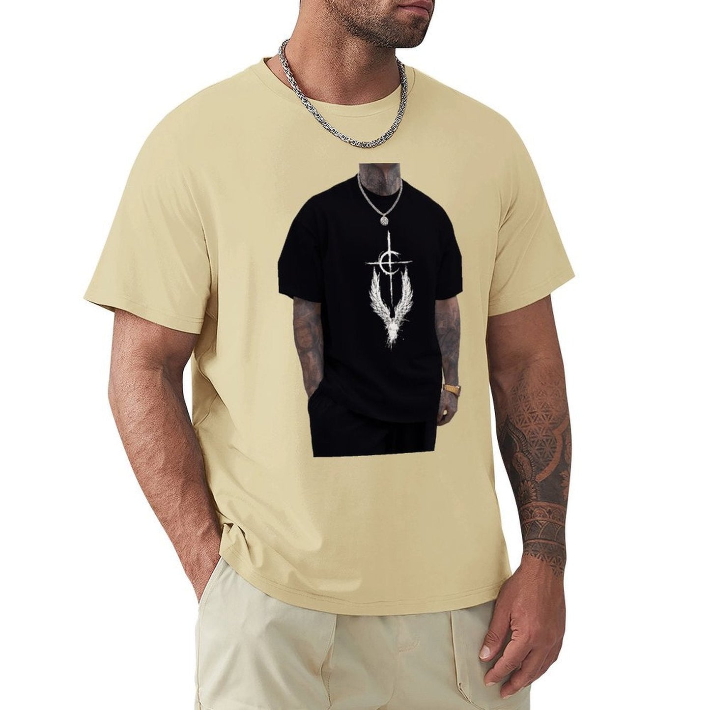 ,Men's Cotton Short - sleeved T-shirt, Breathable Loose - fitting Casual Summer Top, Suitable for Outdoor Activities and Daily Comfortable Wear,Men's T-shirt100%cottonz9ogxerqre4u - TrendyLookz