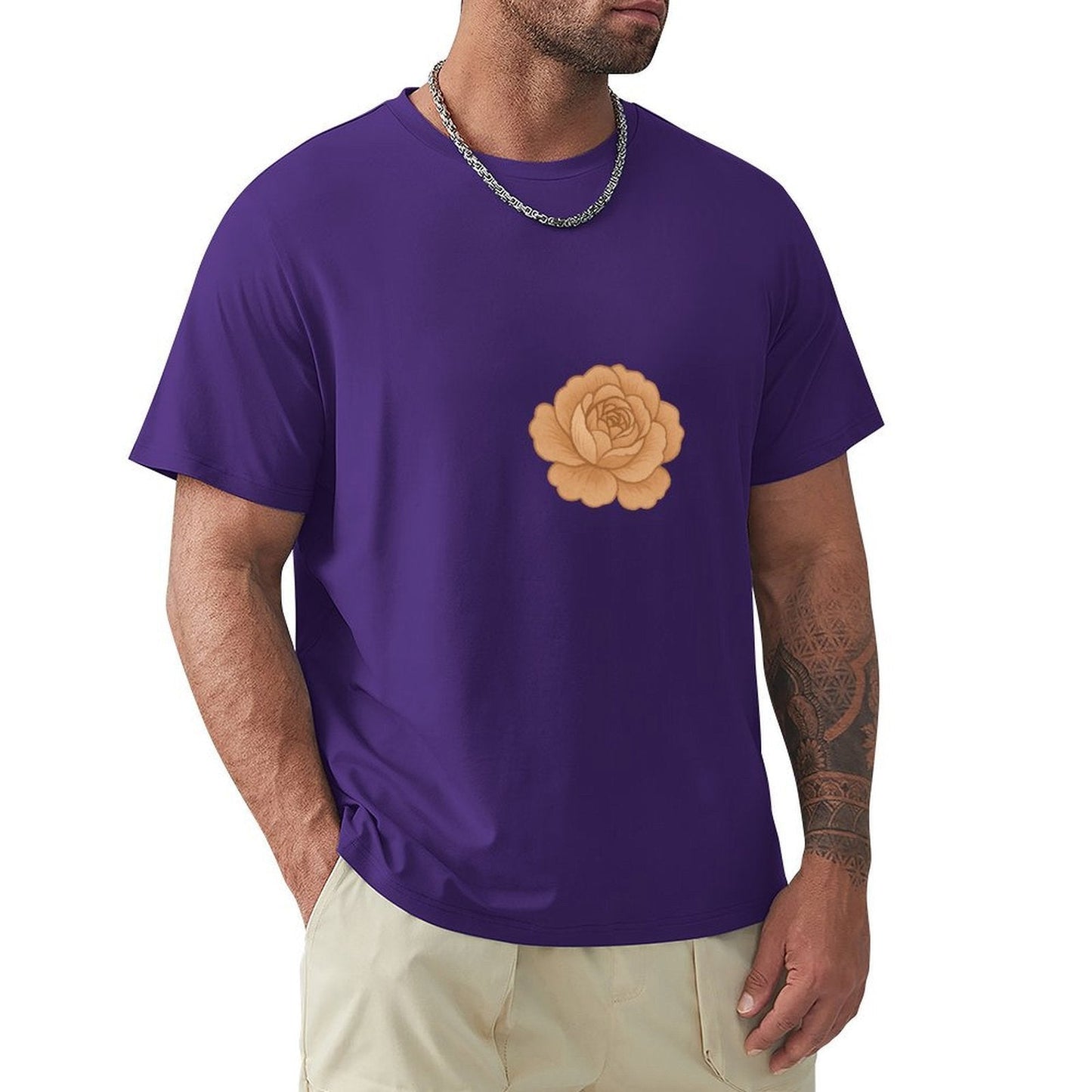 ,Men's Cotton Short - sleeved T-shirt, Breathable Loose - fitting Casual Summer Top, Suitable for Outdoor Activities and Daily Comfortable Wear,Men's T-shirt100%cottonz9ogxew2k71q - TrendyLookz