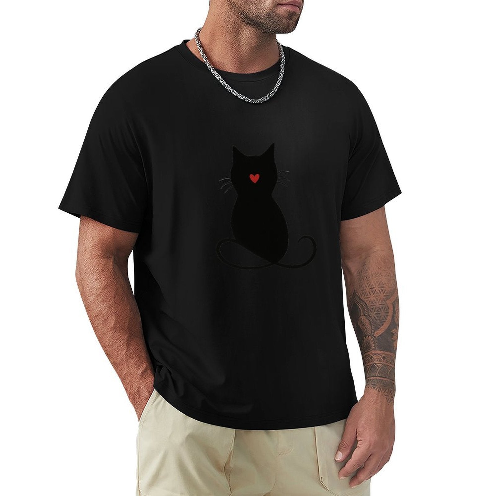 ,Men's Cotton Short - sleeved T-shirt, Breathable Loose - fitting Casual Summer Top, Suitable for Outdoor Activities and Daily Comfortable Wear,Men's T-shirt100%cottonz9ogphrybo1x - TrendyLookz