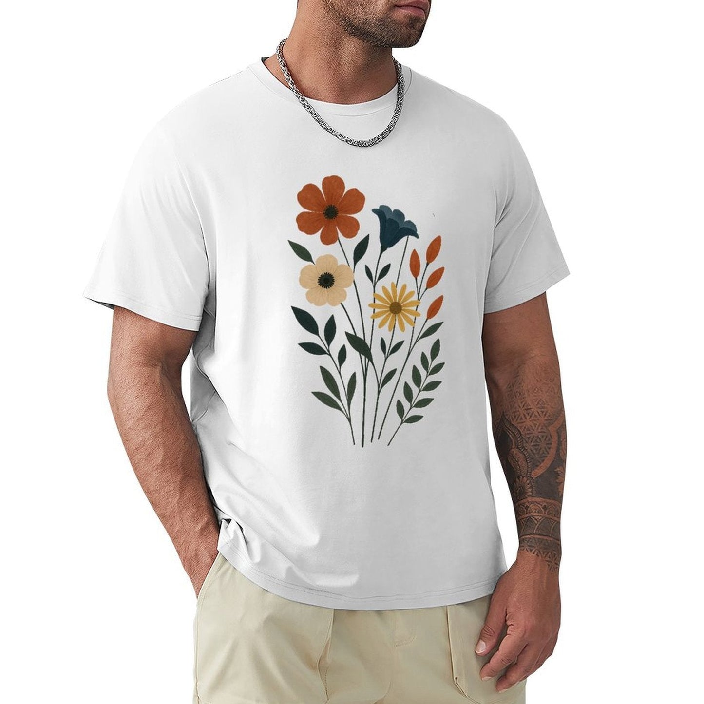 ,Men's Cotton Short - sleeved T-shirt, Breathable Loose - fitting Casual Summer Top, Suitable for Outdoor Activities and Daily Comfortable Wear,Men's T-shirt100%cottonz9ogxex4xuxg - TrendyLookz