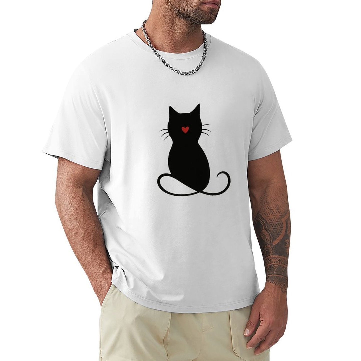 ,Men's Cotton Short - sleeved T-shirt, Breathable Loose - fitting Casual Summer Top, Suitable for Outdoor Activities and Daily Comfortable Wear,Men's T-shirt100%cottonz9ogphrybo1x - TrendyLookz