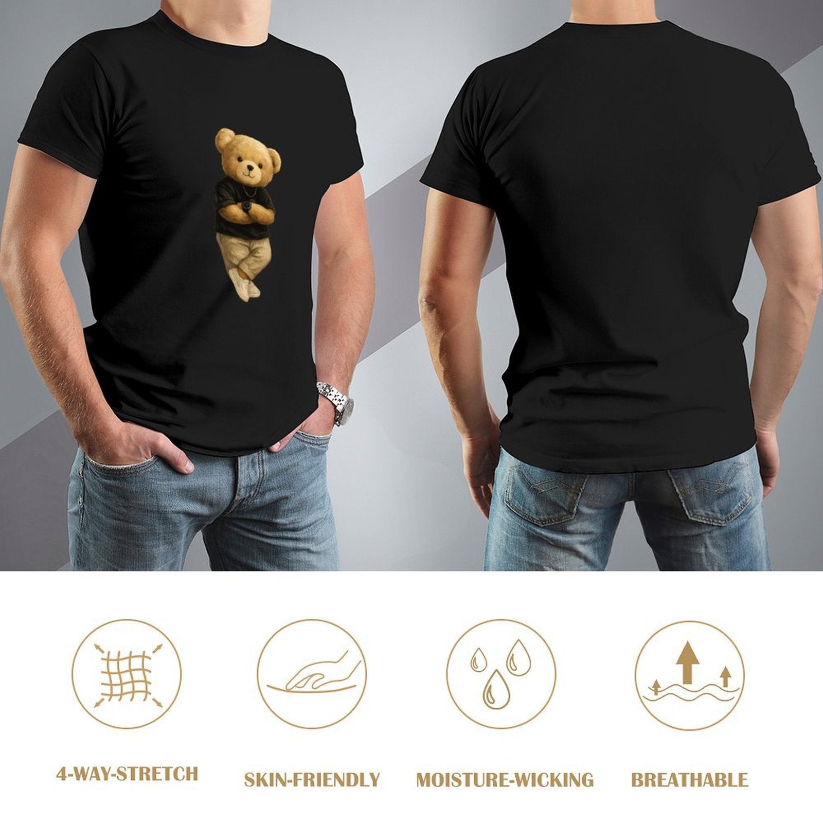 ,Men's Cotton Short - sleeved T-shirt, Breathable Loose - fitting Casual Summer Top, Suitable for Outdoor Activities and Daily Comfortable Wear,Men's T-shirt100%cottonz9ogpbwx5tkq - TrendyLookz