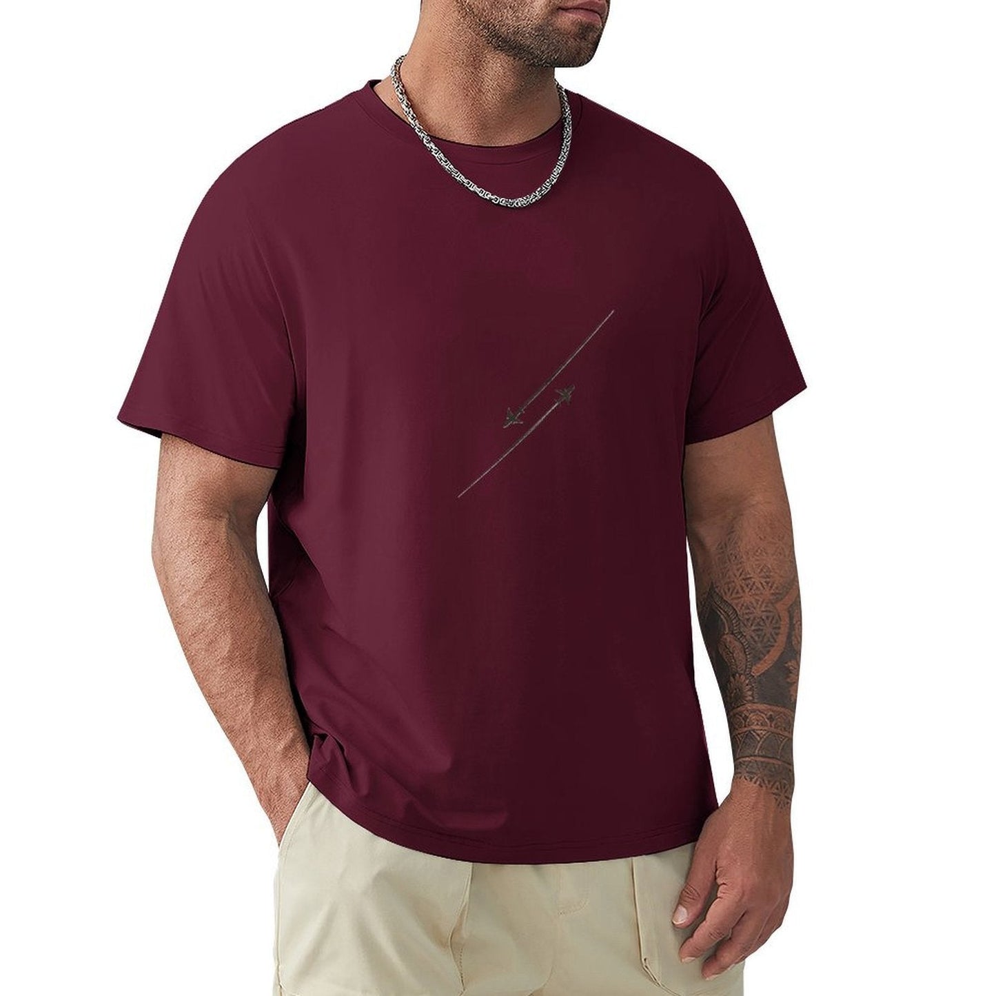 ,Men's Cotton Short - sleeved T-shirt, Breathable Loose - fitting Casual Summer Top, Suitable for Outdoor Activities and Daily Comfortable Wear,Men's T-shirt100%cottonz9ogp6n9u156 - TrendyLookz