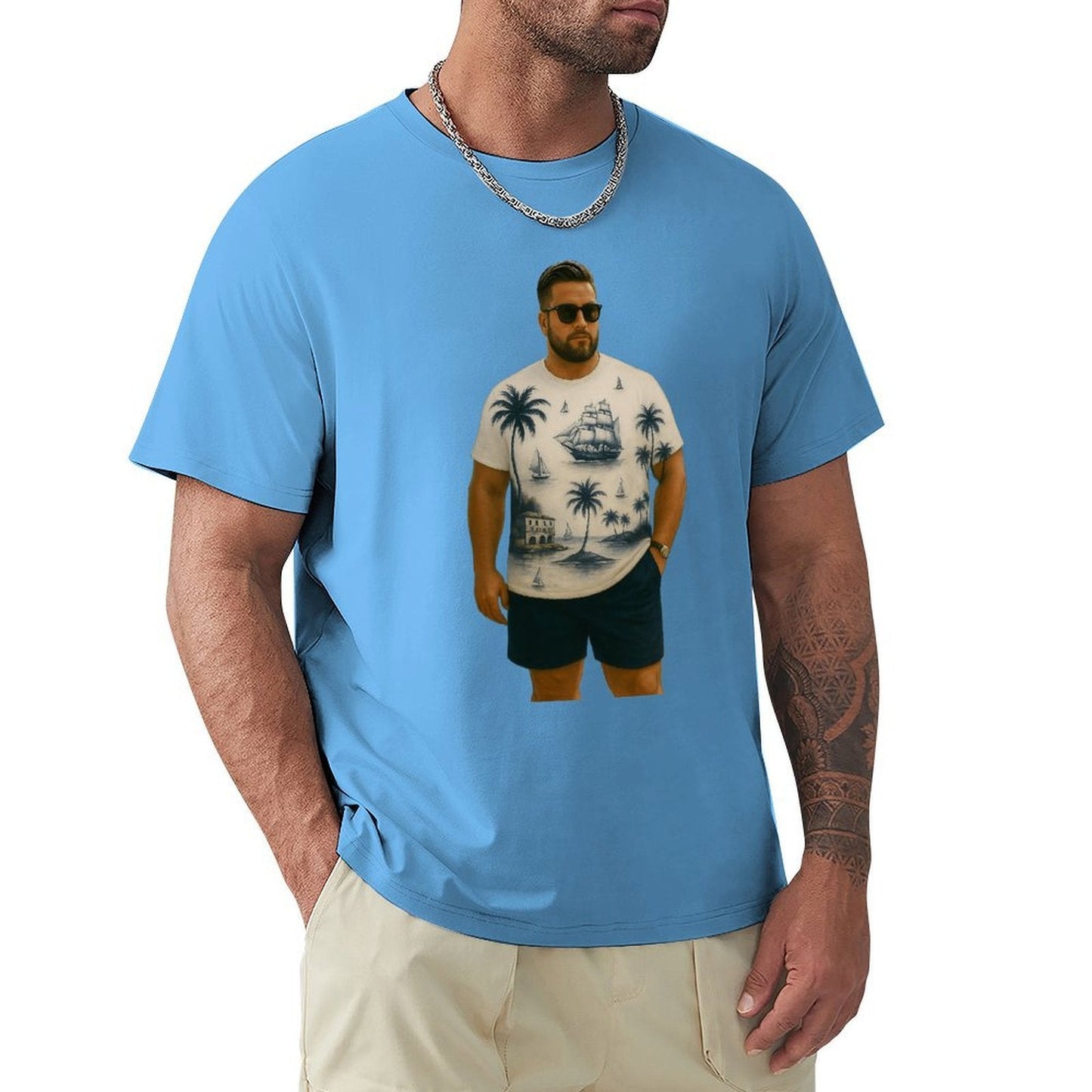 ,Men's Cotton Short - sleeved T-shirt, Breathable Loose - fitting Casual Summer Top, Suitable for Outdoor Activities and Daily Comfortable Wear,Men's T-shirt100%cottonz9ogjy9pdhtm - TrendyLookz