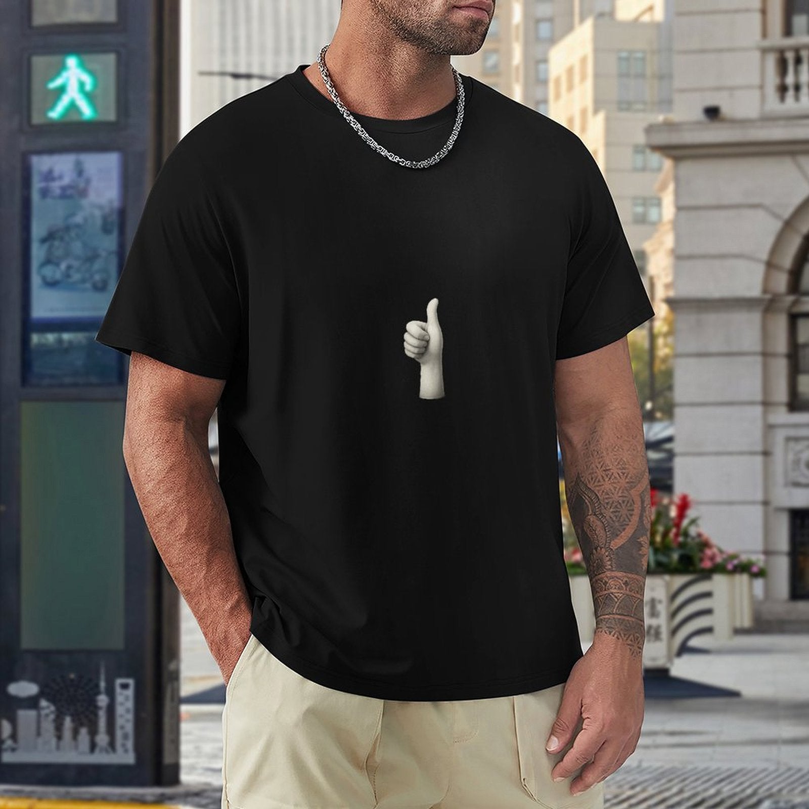,Men's Cotton Short - sleeved T-shirt, Breathable Loose - fitting Casual Summer Top, Suitable for Outdoor Activities and Daily Comfortable Wear,Men's T-shirt100%cottonz9ogpbjy812e - TrendyLookz