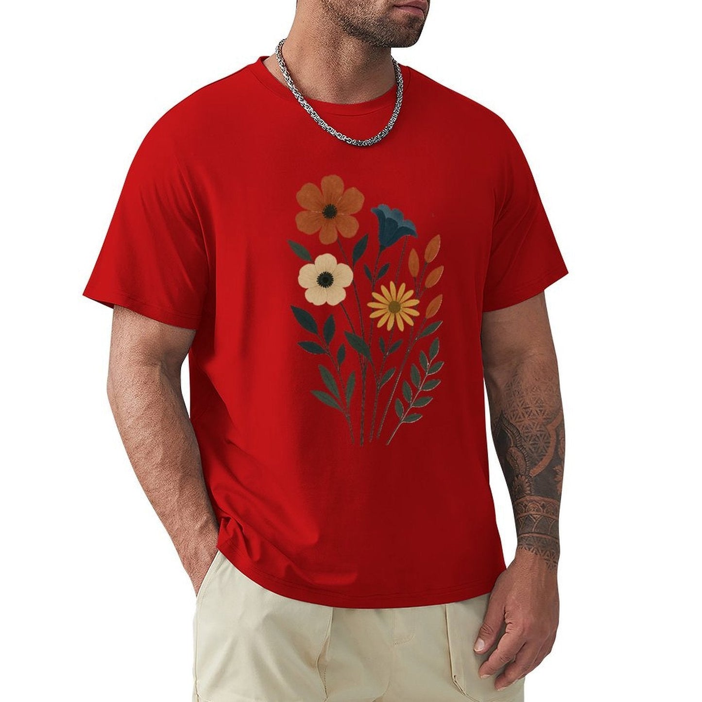 ,Men's Cotton Short - sleeved T-shirt, Breathable Loose - fitting Casual Summer Top, Suitable for Outdoor Activities and Daily Comfortable Wear,Men's T-shirt100%cottonz9ogxex4xuxg - TrendyLookz