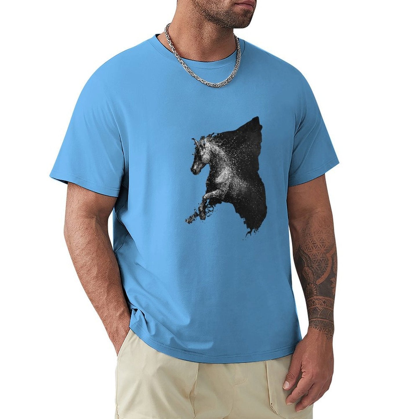 ,Men's Cotton Short - sleeved T-shirt, Breathable Loose - fitting Casual Summer Top, Suitable for Outdoor Activities and Daily Comfortable Wear,Men's T-shirt100%cottonz9ogpg0frlug - TrendyLookz