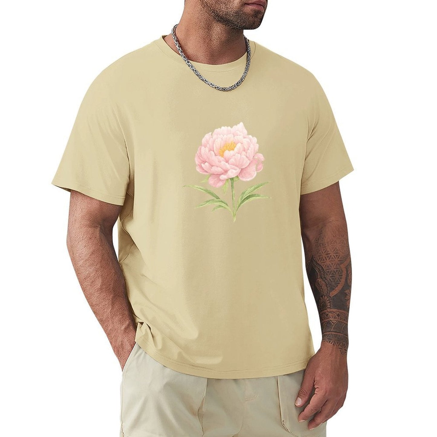 ,Men's Cotton Short - sleeved T-shirt, Breathable Loose - fitting Casual Summer Top, Suitable for Outdoor Activities and Daily Comfortable Wear,Men's T-shirt100%cottonz9ogpb7rtjf6 - TrendyLookz