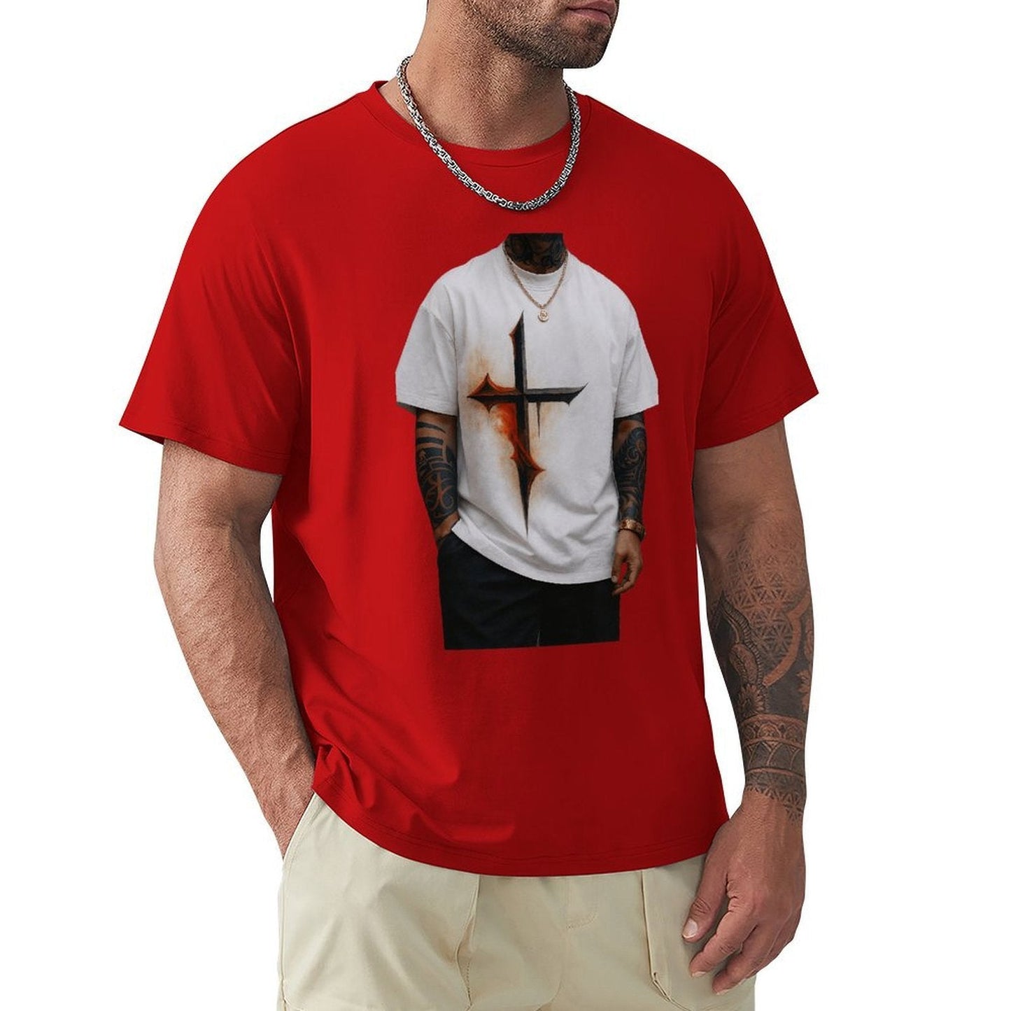 ,Men's Cotton Short - sleeved T-shirt, Breathable Loose - fitting Casual Summer Top, Suitable for Outdoor Activities and Daily Comfortable Wear,Men's T-shirt100%cottonz9ogpgdqn8hv - TrendyLookz