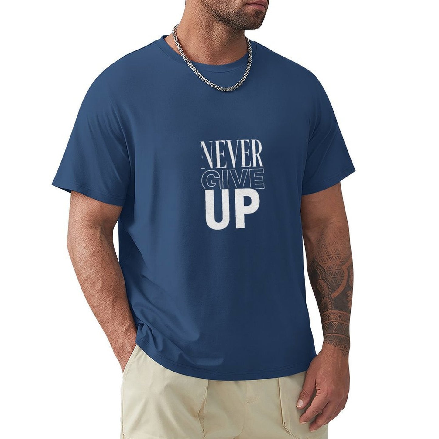,Men's Cotton Short - sleeved T-shirt, Breathable Loose - fitting Casual Summer Top, Suitable for Outdoor Activities and Daily Comfortable Wear,Men's T-shirt100%cottonz9ogjv6bk0mp - TrendyLookz
