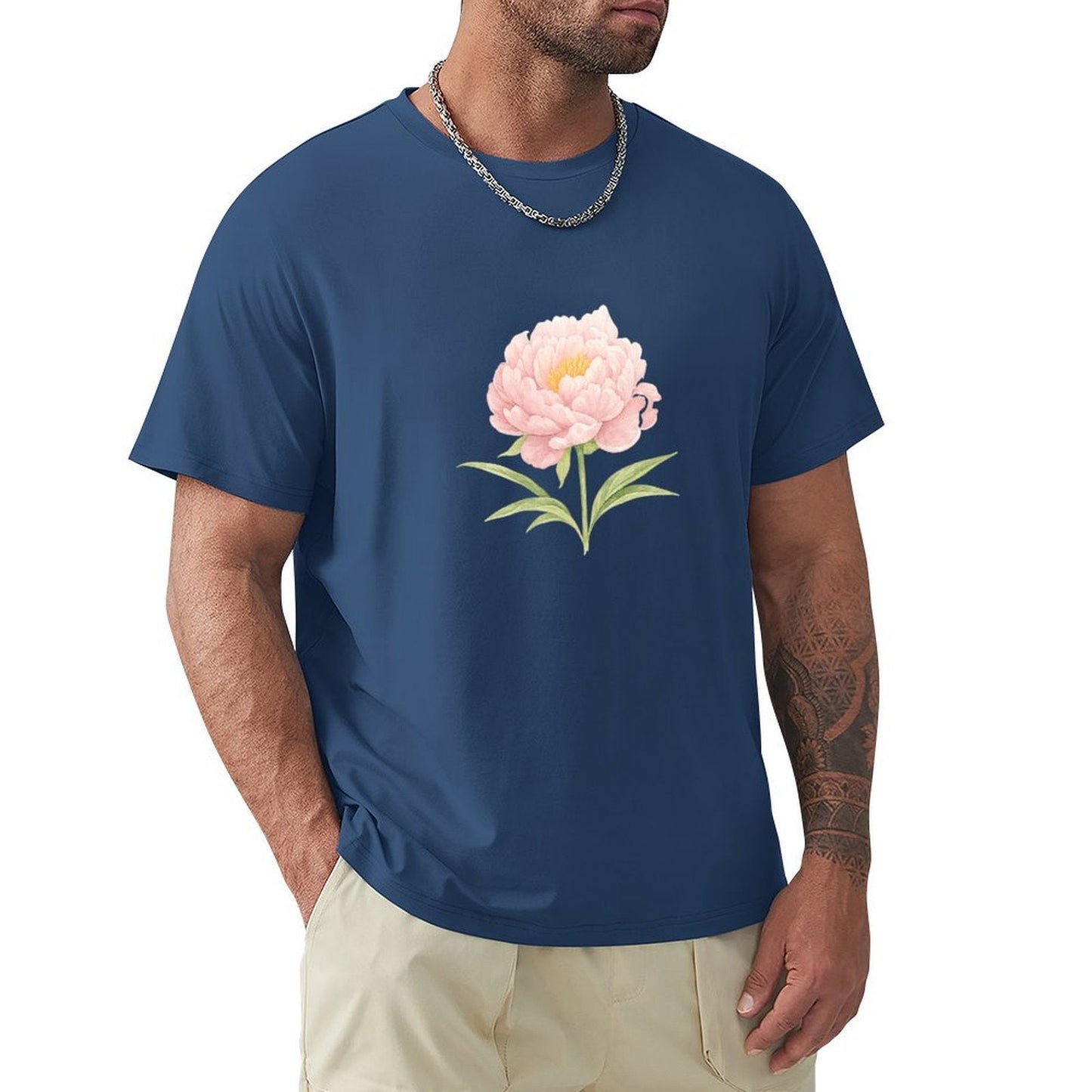 ,Men's Cotton Short - sleeved T-shirt, Breathable Loose - fitting Casual Summer Top, Suitable for Outdoor Activities and Daily Comfortable Wear,Men's T-shirt100%cottonz9ogpb7rtjf6 - TrendyLookz