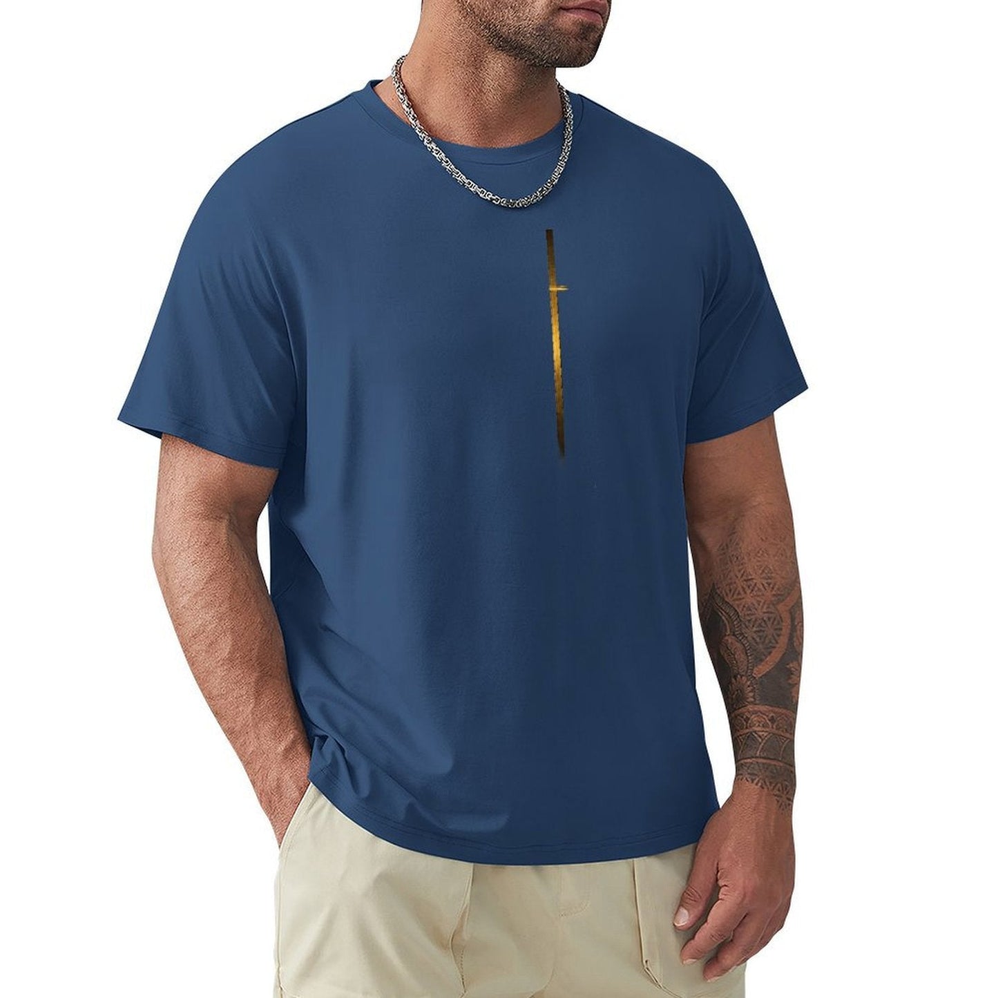 ,Men's Cotton Short - sleeved T-shirt, Breathable Loose - fitting Casual Summer Top, Suitable for Outdoor Activities and Daily Comfortable Wear,Men's T-shirt100%cottonz9ogpgfy2jjd - TrendyLookz
