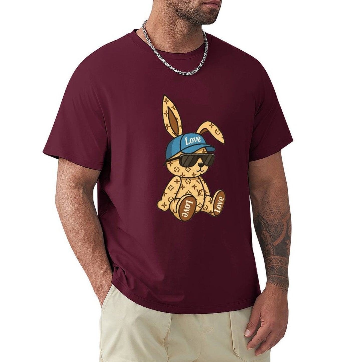 ,Men's Cotton Short - sleeved T-shirt, Breathable Loose - fitting Casual Summer Top, Suitable for Outdoor Activities and Daily Comfortable Wear,Men's T-shirt100%cottonz9ogph4c64eg - TrendyLookz
