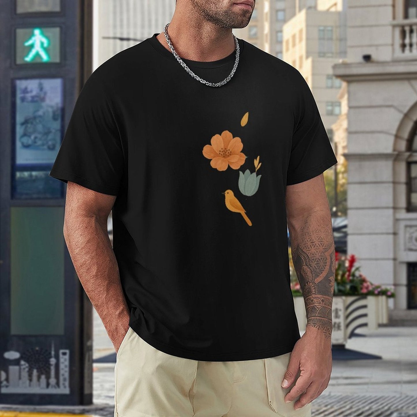 ,Men's Cotton Short - sleeved T-shirt, Breathable Loose - fitting Casual Summer Top, Suitable for Outdoor Activities and Daily Comfortable Wear,Men's T-shirt100%cottonz9ogjuxdw440 - TrendyLookz