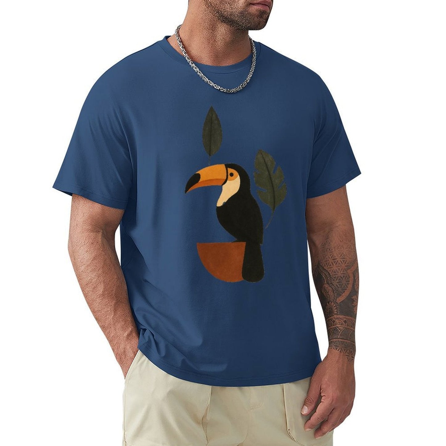 ,Men's Cotton Short - sleeved T-shirt, Breathable Loose - fitting Casual Summer Top, Suitable for Outdoor Activities and Daily Comfortable Wear,Men's T-shirt100%cottonz9ogphqfd1ov - TrendyLookz