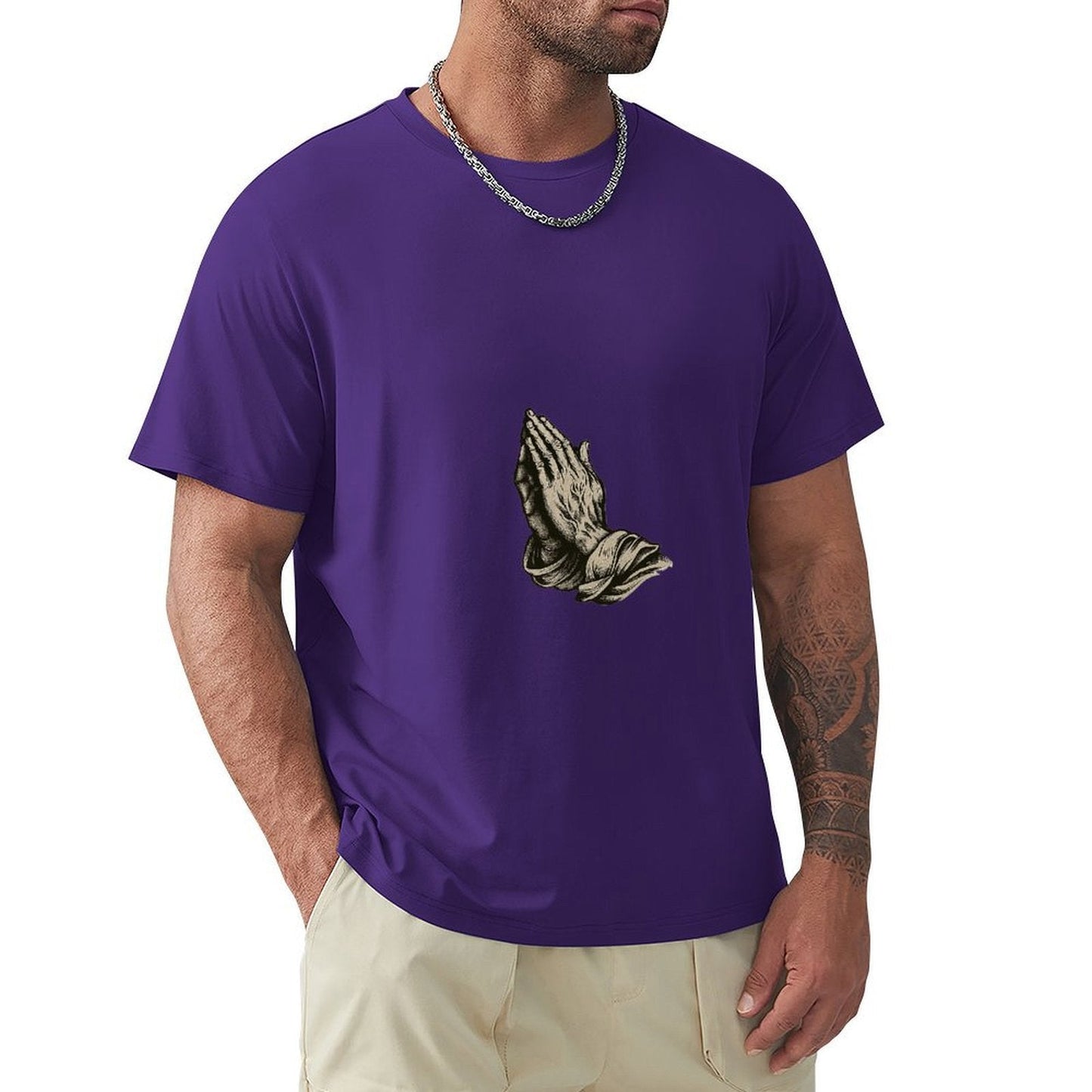 ,Men's Cotton Short - sleeved T-shirt, Breathable Loose - fitting Casual Summer Top, Suitable for Outdoor Activities and Daily Comfortable Wear,Men's T-shirt100%cottonz9ogpg6446uq - TrendyLookz