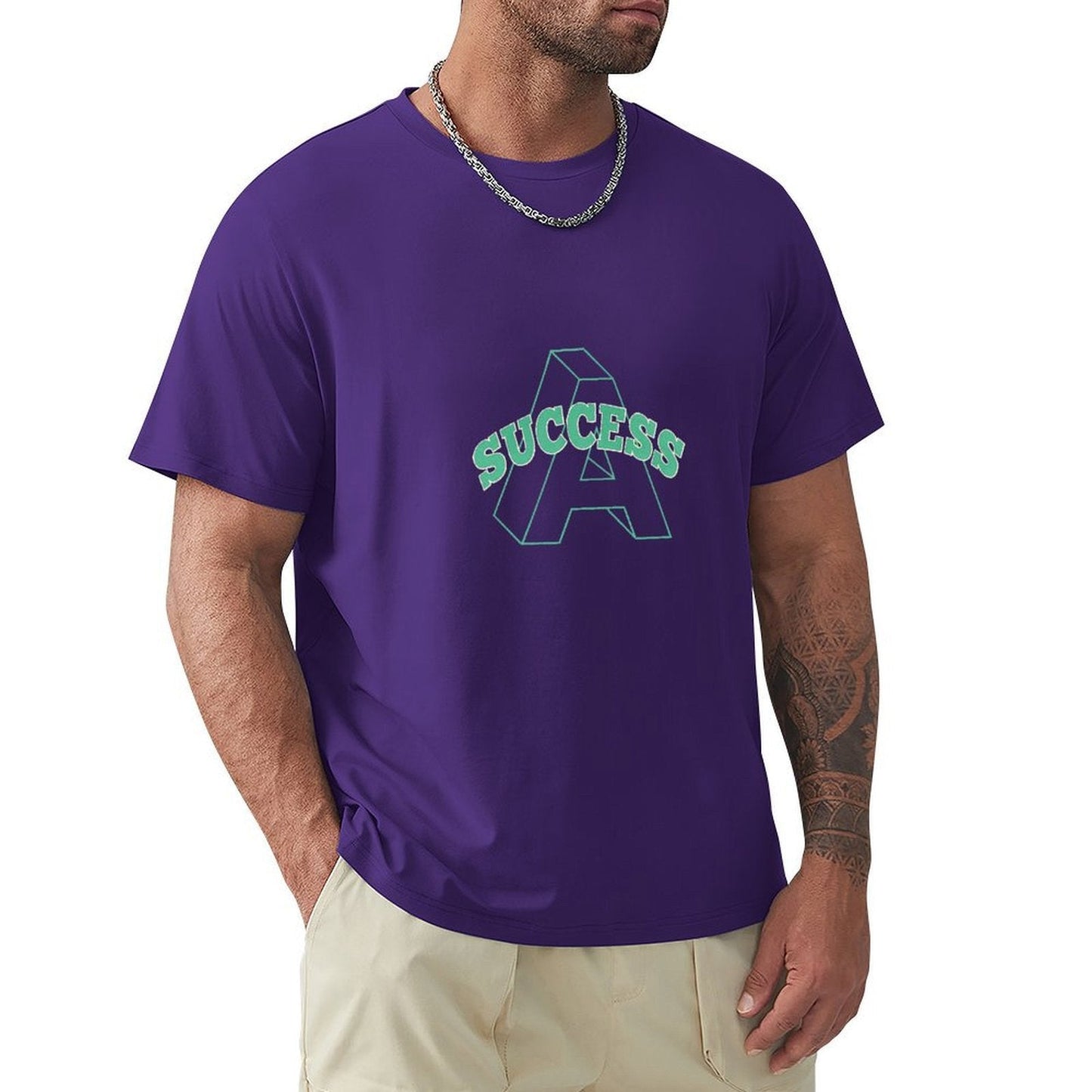 ,Men's Cotton Short - sleeved T-shirt, Breathable Loose - fitting Casual Summer Top, Suitable for Outdoor Activities and Daily Comfortable Wear,Men's T-shirt100%cottonz9ogxemvcyur - TrendyLookz