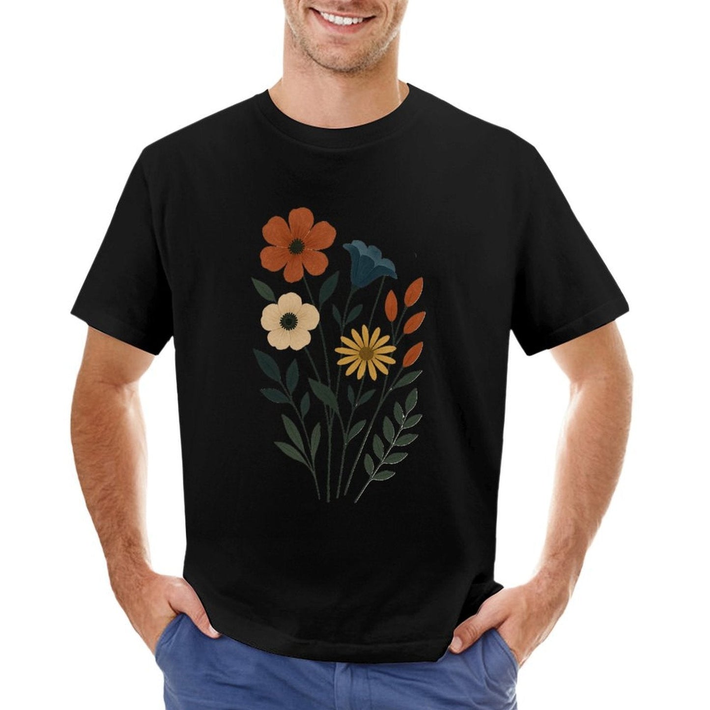 ,Men's Cotton Short - sleeved T-shirt, Breathable Loose - fitting Casual Summer Top, Suitable for Outdoor Activities and Daily Comfortable Wear,Men's T-shirt100%cottonz9ogxex4xuxg - TrendyLookz