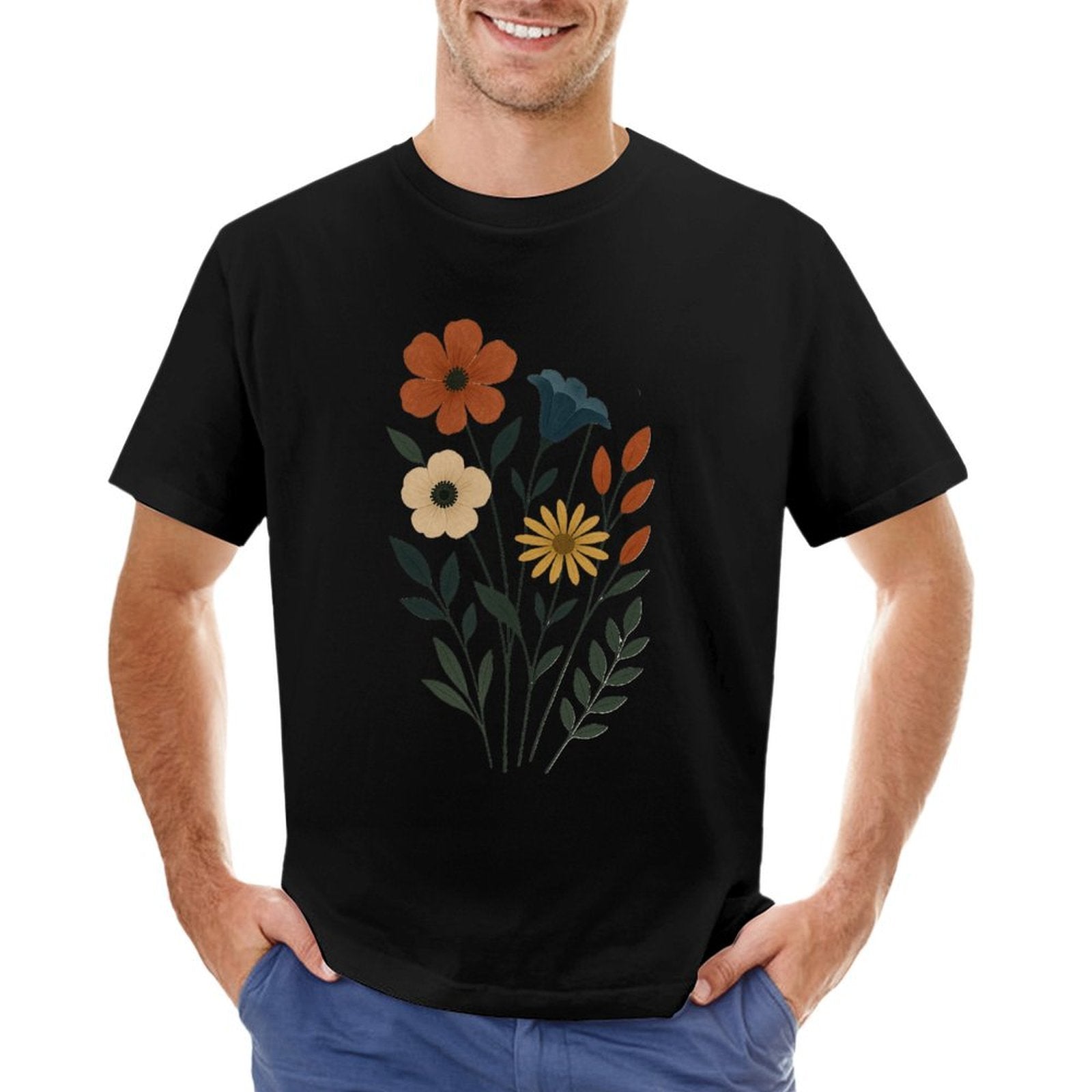 ,Men's Cotton Short - sleeved T-shirt, Breathable Loose - fitting Casual Summer Top, Suitable for Outdoor Activities and Daily Comfortable Wear,Men's T-shirt100%cottonz9ogxex4xuxg - TrendyLookz
