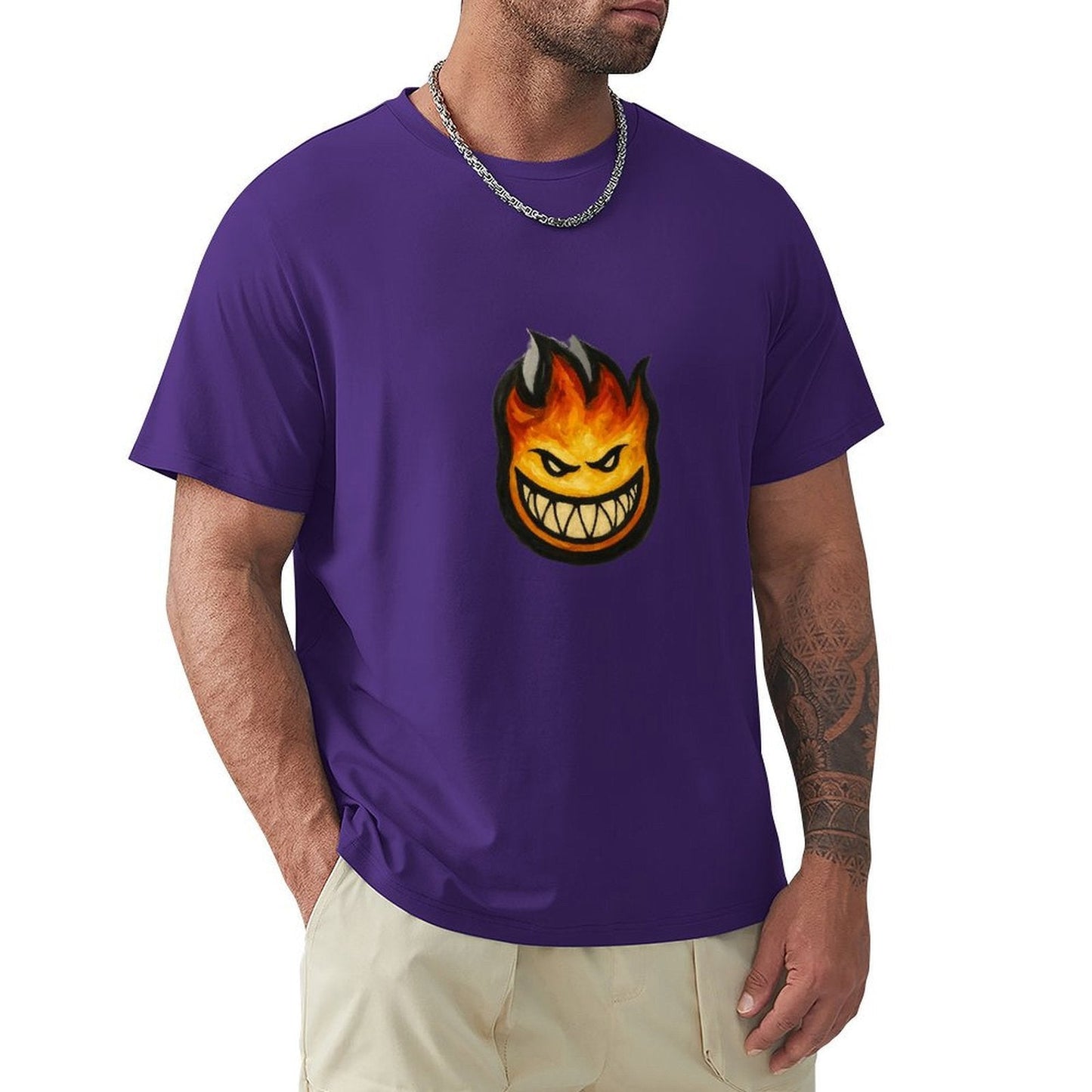 ,Men's Cotton Short - sleeved T-shirt, Breathable Loose - fitting Casual Summer Top, Suitable for Outdoor Activities and Daily Comfortable Wear,Men's T-shirt100%cottonz9ogpg503q3k - TrendyLookz