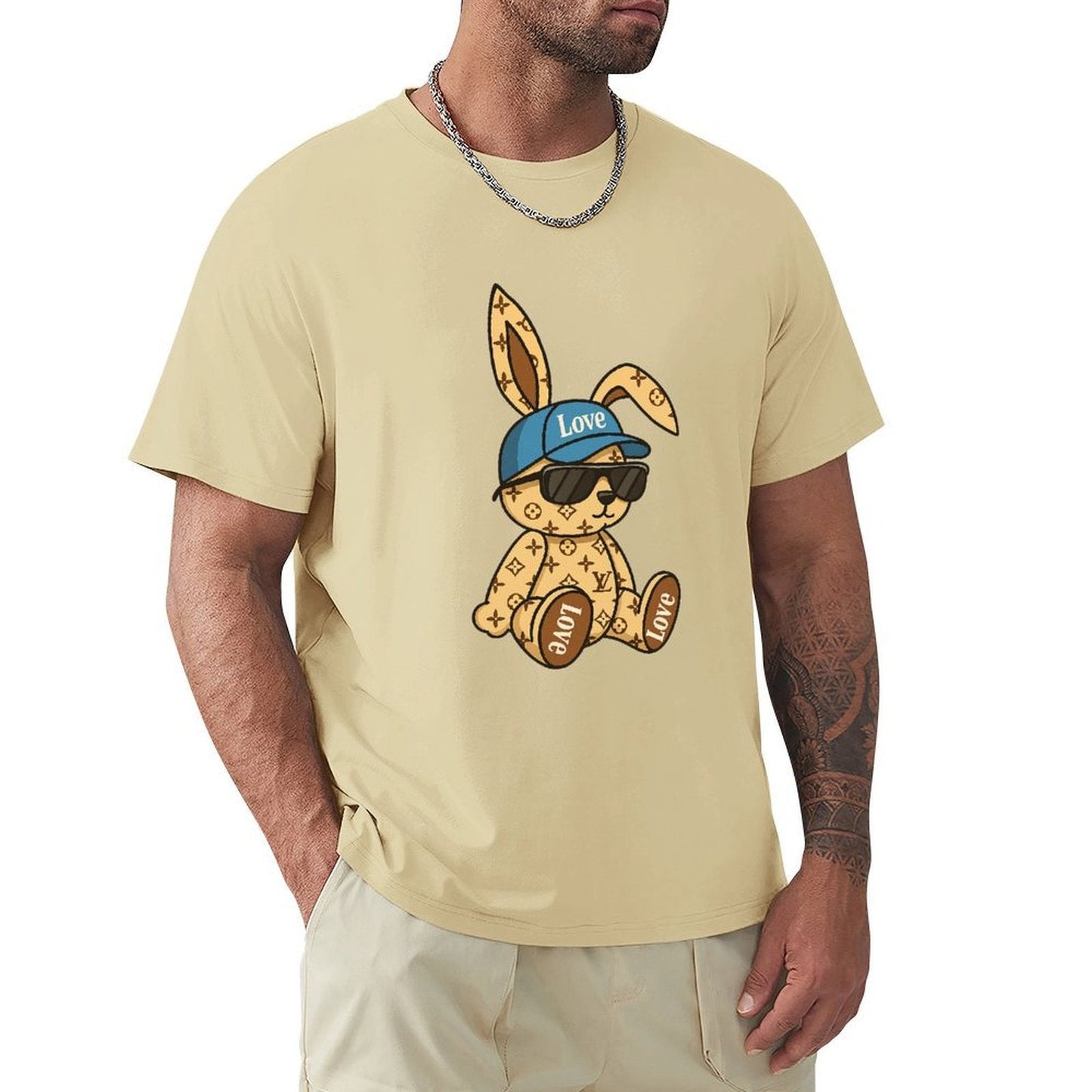 ,Men's Cotton Short - sleeved T-shirt, Breathable Loose - fitting Casual Summer Top, Suitable for Outdoor Activities and Daily Comfortable Wear,Men's T-shirt100%cottonz9ogph4c64eg - TrendyLookz