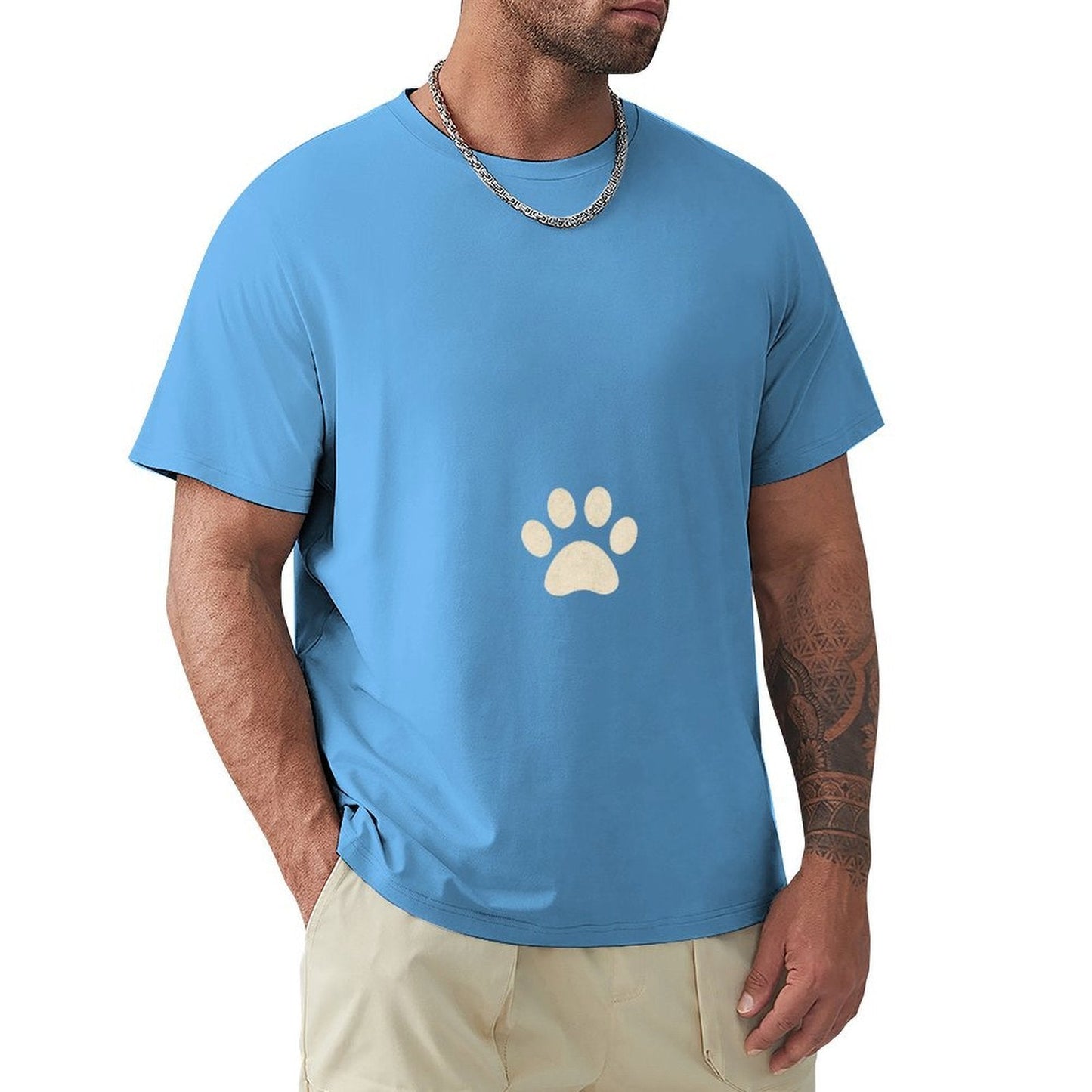 ,Men's Cotton Short - sleeved T-shirt, Breathable Loose - fitting Casual Summer Top, Suitable for Outdoor Activities and Daily Comfortable Wear,Men's T-shirt100%cottonz9ogpbrz8g4e - TrendyLookz