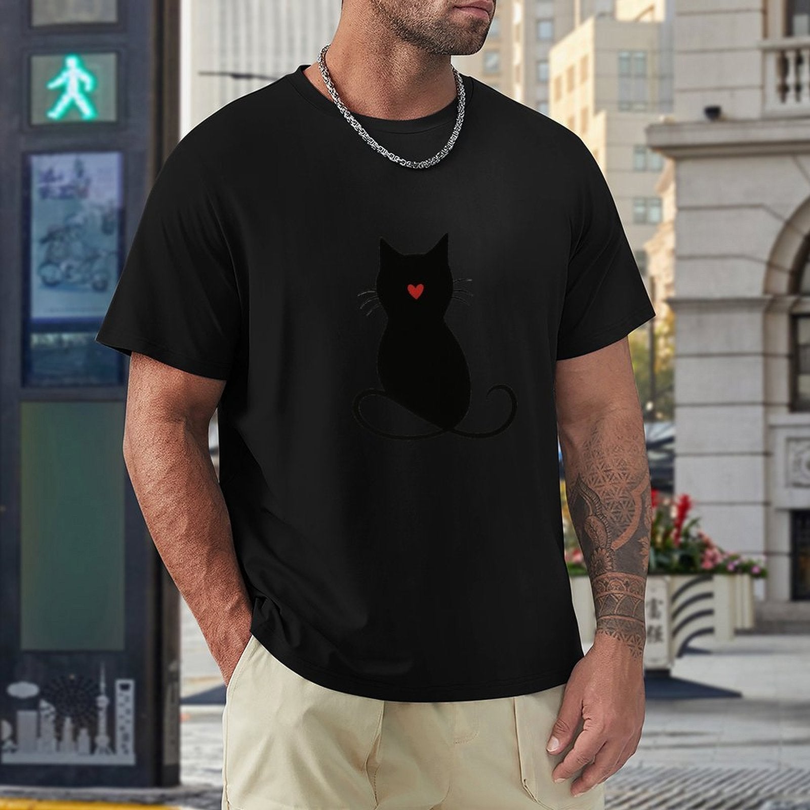 ,Men's Cotton Short - sleeved T-shirt, Breathable Loose - fitting Casual Summer Top, Suitable for Outdoor Activities and Daily Comfortable Wear,Men's T-shirt100%cottonz9ogphrybo1x - TrendyLookz