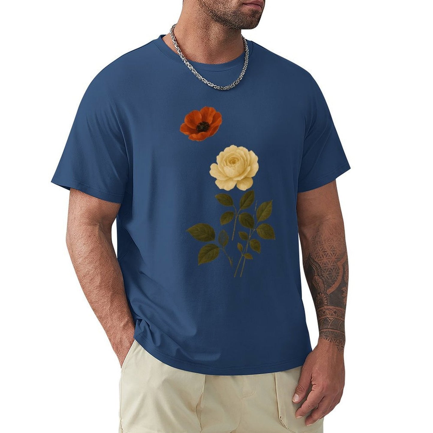 ,Men's Cotton Short - sleeved T-shirt, Breathable Loose - fitting Casual Summer Top, Suitable for Outdoor Activities and Daily Comfortable Wear,Men's T-shirt100%cottonz9ogjy7g9sjc - TrendyLookz