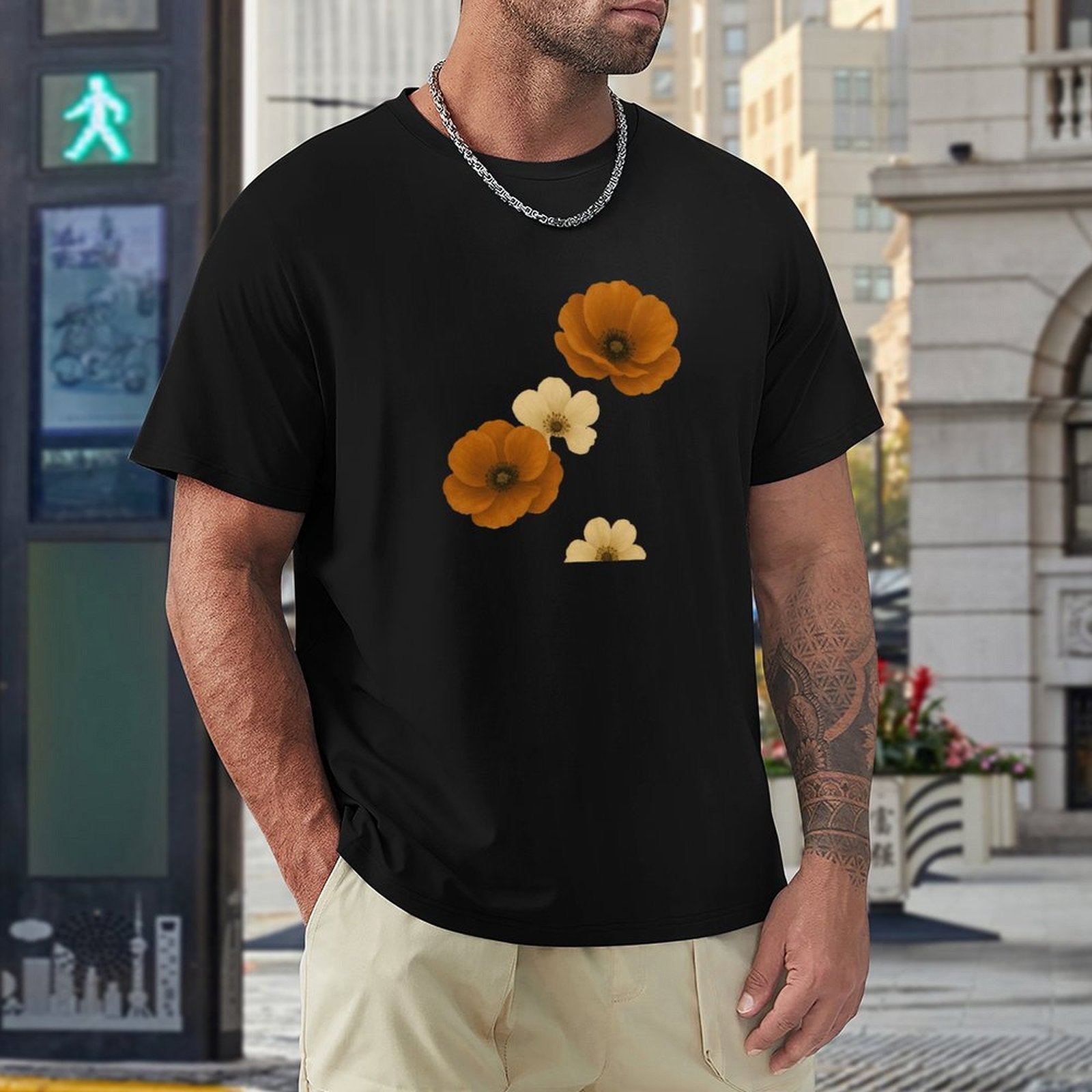 ,Men's Cotton Short - sleeved T-shirt, Breathable Loose - fitting Casual Summer Top, Suitable for Outdoor Activities and Daily Comfortable Wear,Men's T-shirt100%cottonz9ogpgwr5st1 - TrendyLookz