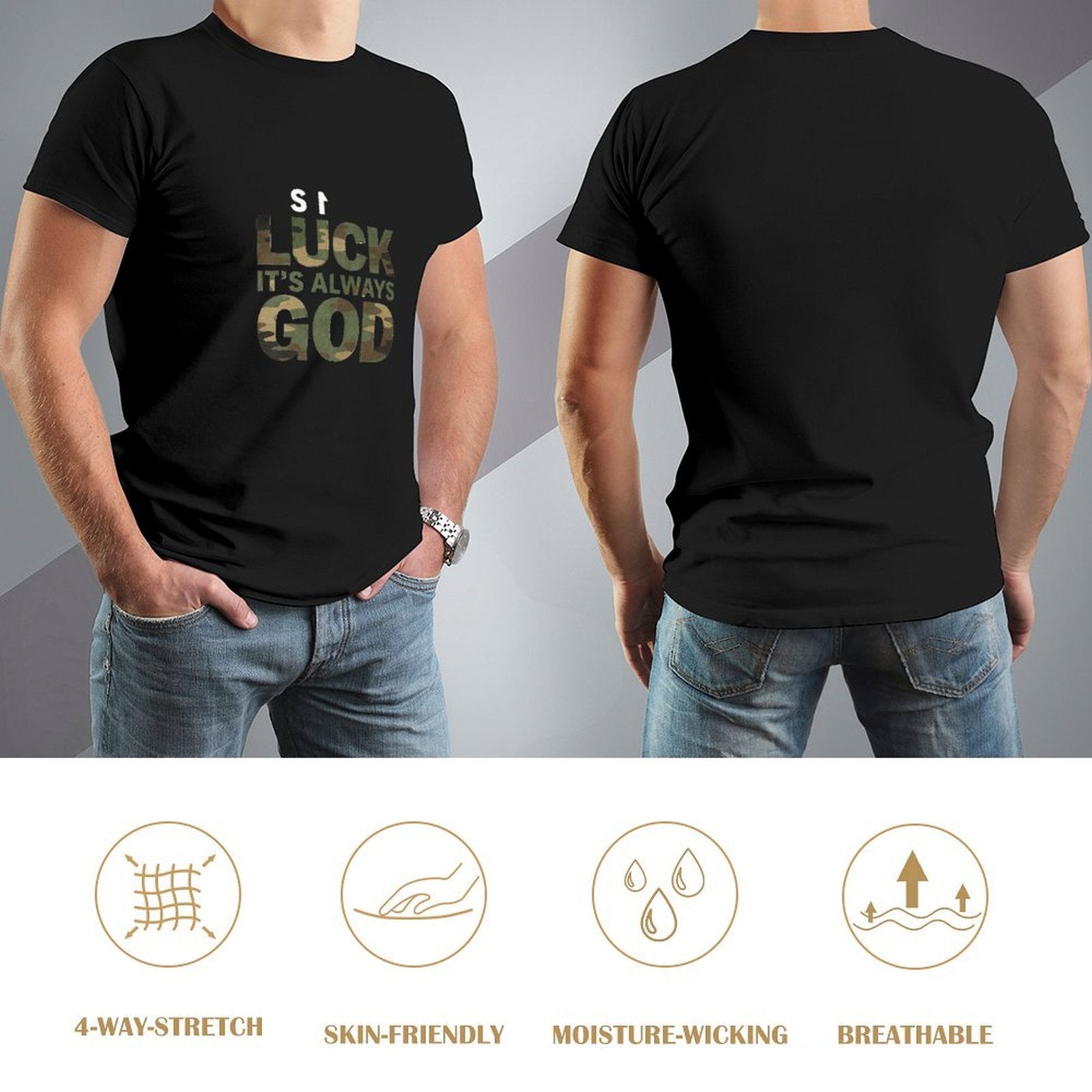 ,Men's Cotton Short - sleeved T-shirt, Breathable Loose - fitting Casual Summer Top, Suitable for Outdoor Activities and Daily Comfortable Wear,Men's T-shirt100%cottonz9ogpg885lbe - TrendyLookz