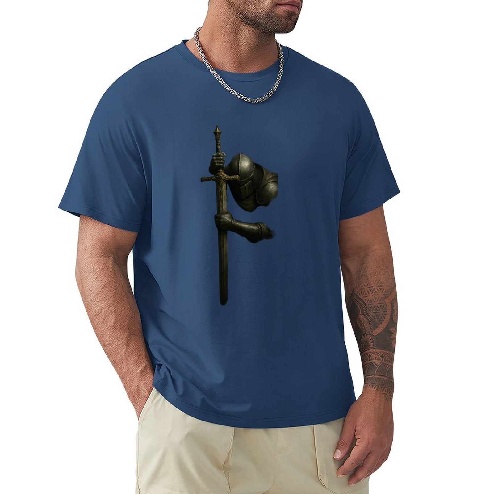 ,Men's Cotton Short - sleeved T-shirt, Breathable Loose - fitting Casual Summer Top, Suitable for Outdoor Activities and Daily Comfortable Wear,Men's T-shirt100%cottonz9ogpbhbkmgp - TrendyLookz