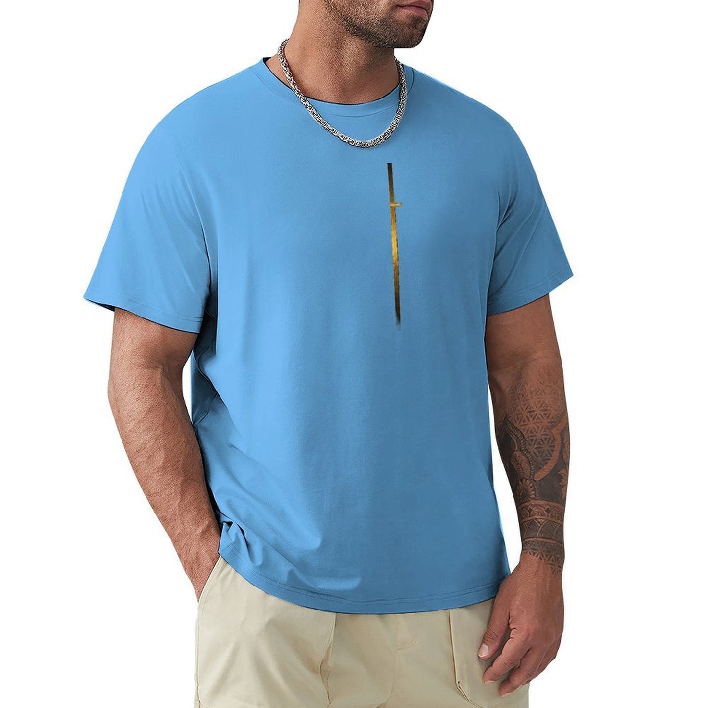 ,Men's Cotton Short - sleeved T-shirt, Breathable Loose - fitting Casual Summer Top, Suitable for Outdoor Activities and Daily Comfortable Wear,Men's T-shirt100%cottonz9ogpgfy2jjd - TrendyLookz