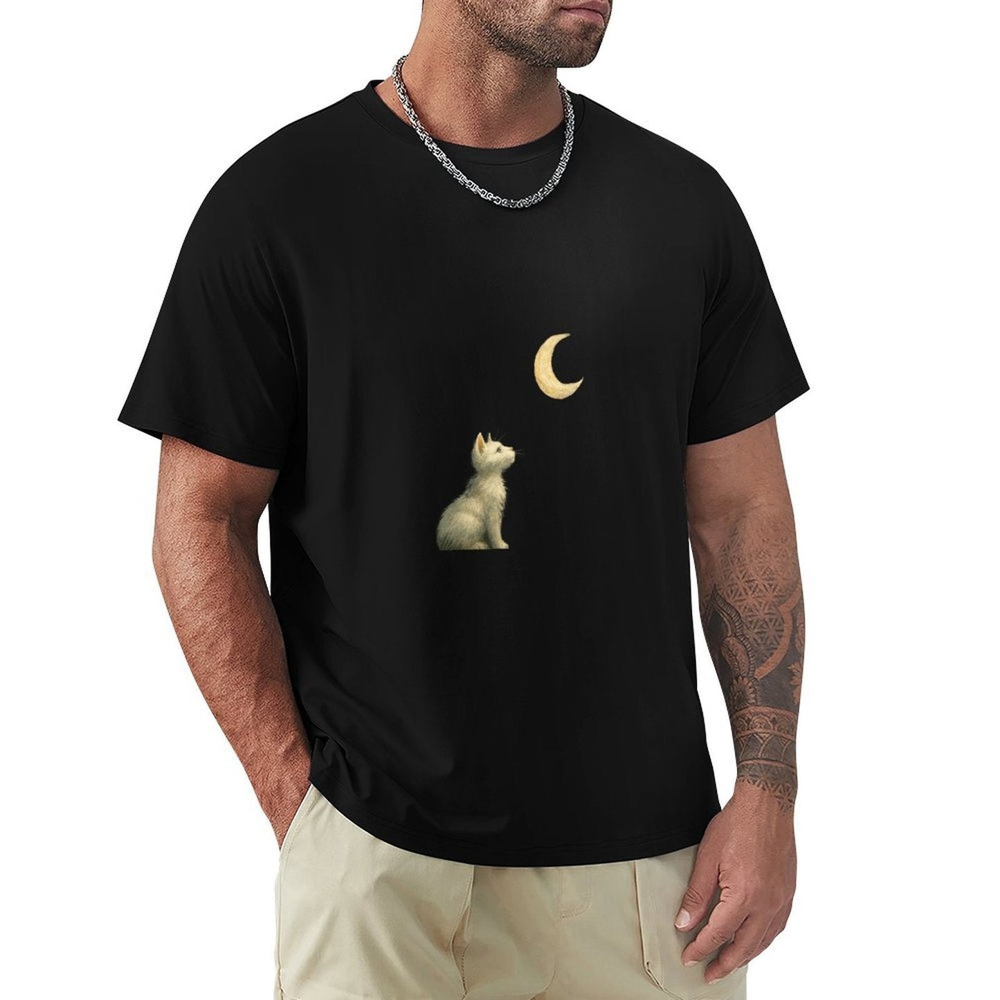 ,Men's Cotton Short - sleeved T-shirt, Breathable Loose - fitting Casual Summer Top, Suitable for Outdoor Activities and Daily Comfortable Wear,Men's T-shirt100%cottonz9ogjukfqfgm - TrendyLookz