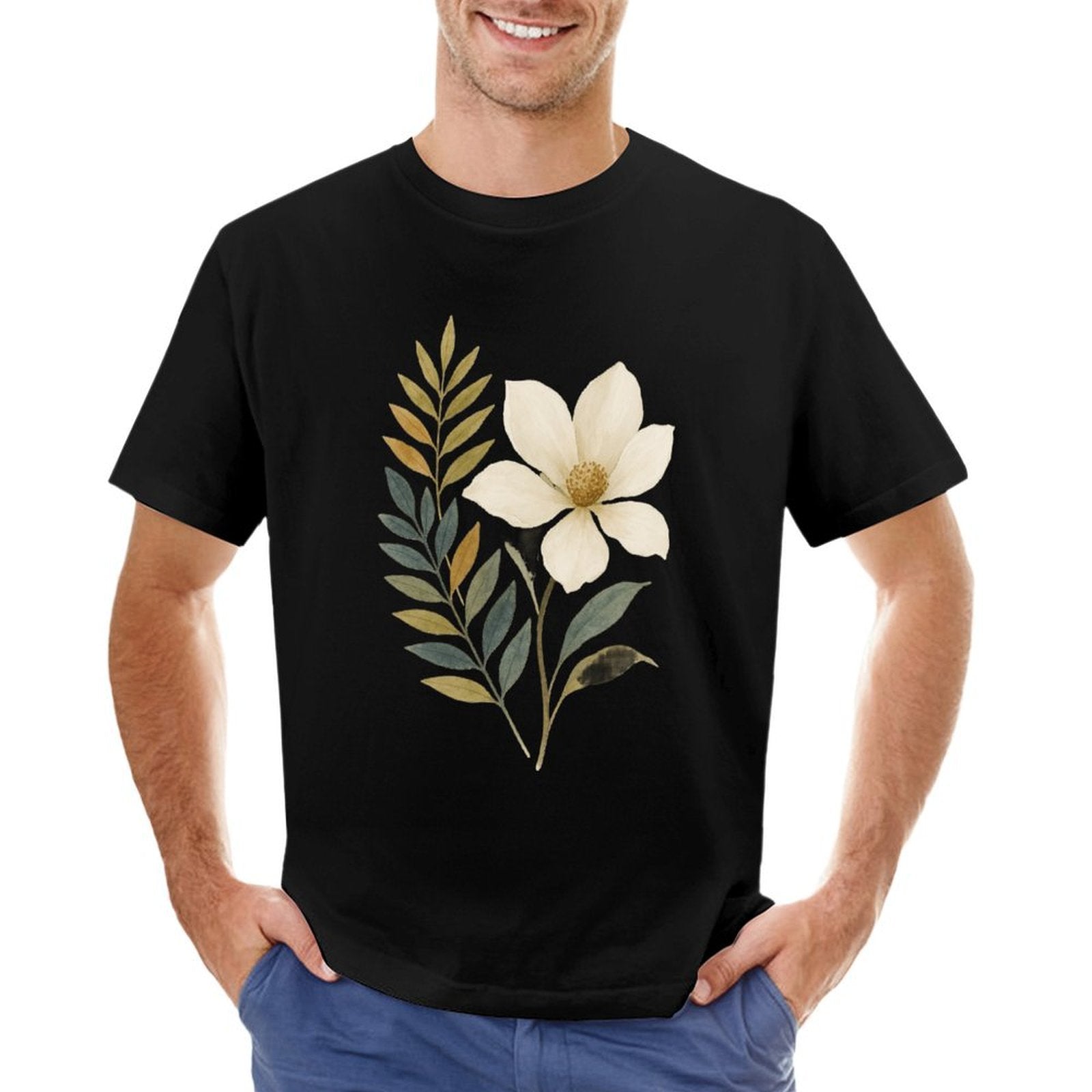 ,Men's Cotton Short - sleeved T-shirt, Breathable Loose - fitting Casual Summer Top, Suitable for Outdoor Activities and Daily Comfortable Wear,Men's T-shirt100%cottonz9og51jjsun6 - TrendyLookz