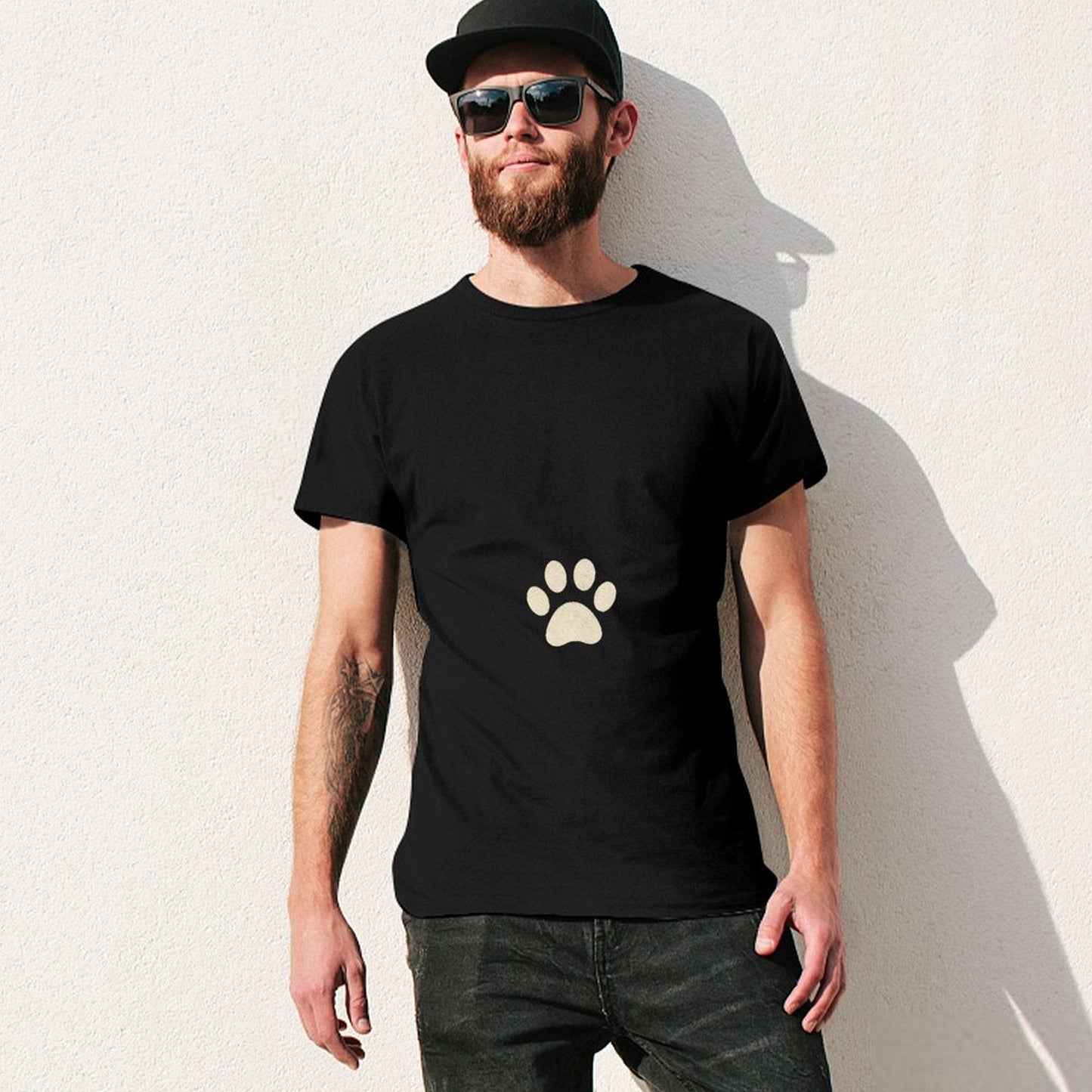 ,Men's Cotton Short - sleeved T-shirt, Breathable Loose - fitting Casual Summer Top, Suitable for Outdoor Activities and Daily Comfortable Wear,Men's T-shirt100%cottonz9ogpbrz8g4e - TrendyLookz