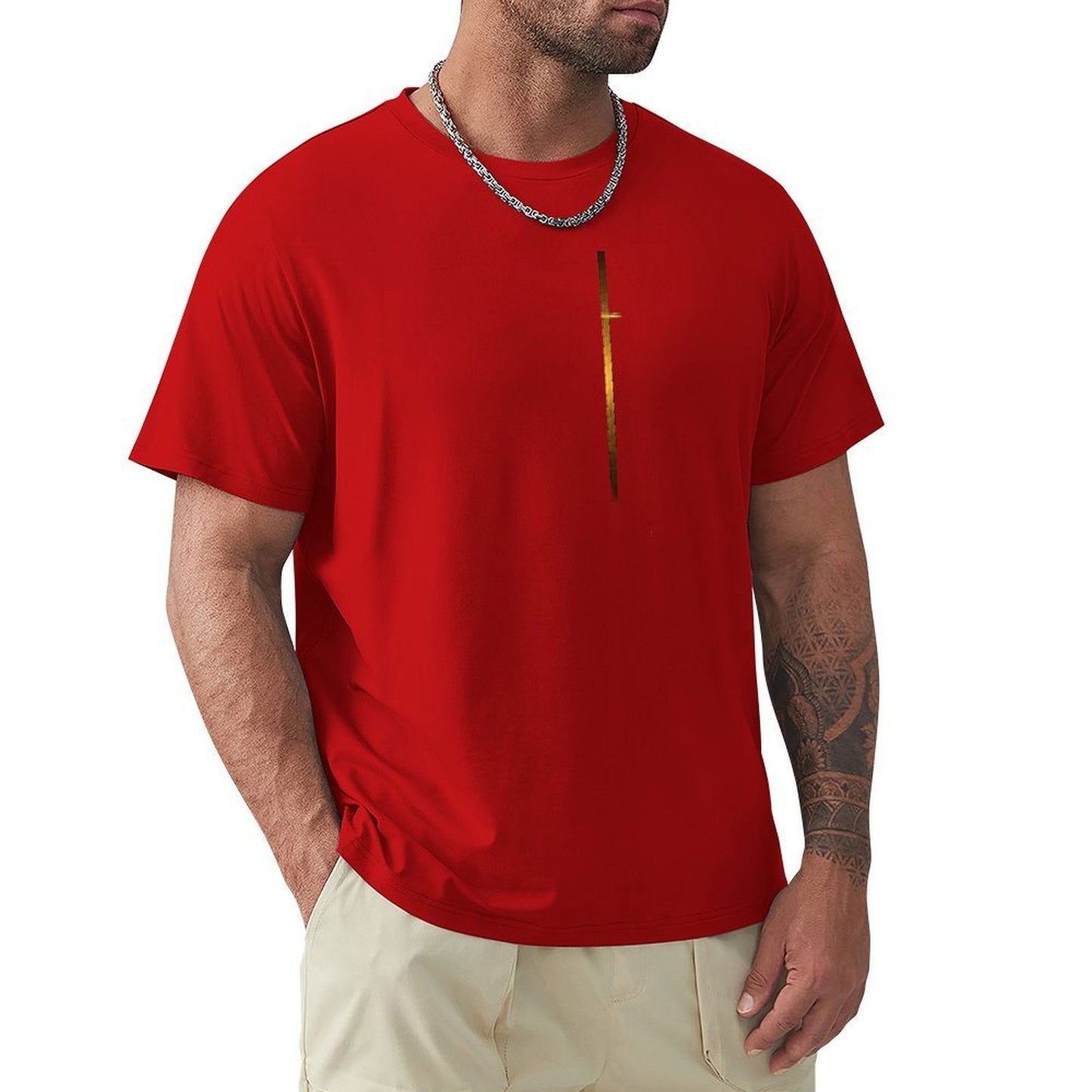 ,Men's Cotton Short - sleeved T-shirt, Breathable Loose - fitting Casual Summer Top, Suitable for Outdoor Activities and Daily Comfortable Wear,Men's T-shirt100%cottonz9ogpgfy2jjd - TrendyLookz