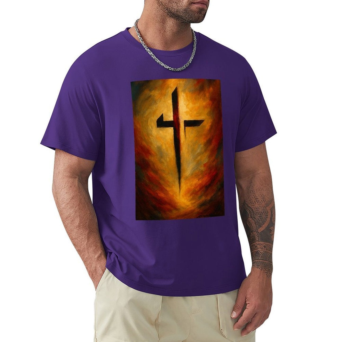 Men's Cotton Short - sleeved T-shirt, Breathable Loose - fitting Casual Summer Top, Suitable for Outdoor Activities and Daily Comfortable Wear,Men's T-shirt100%cottonzxv2oqvw4hxx - TrendyLookz